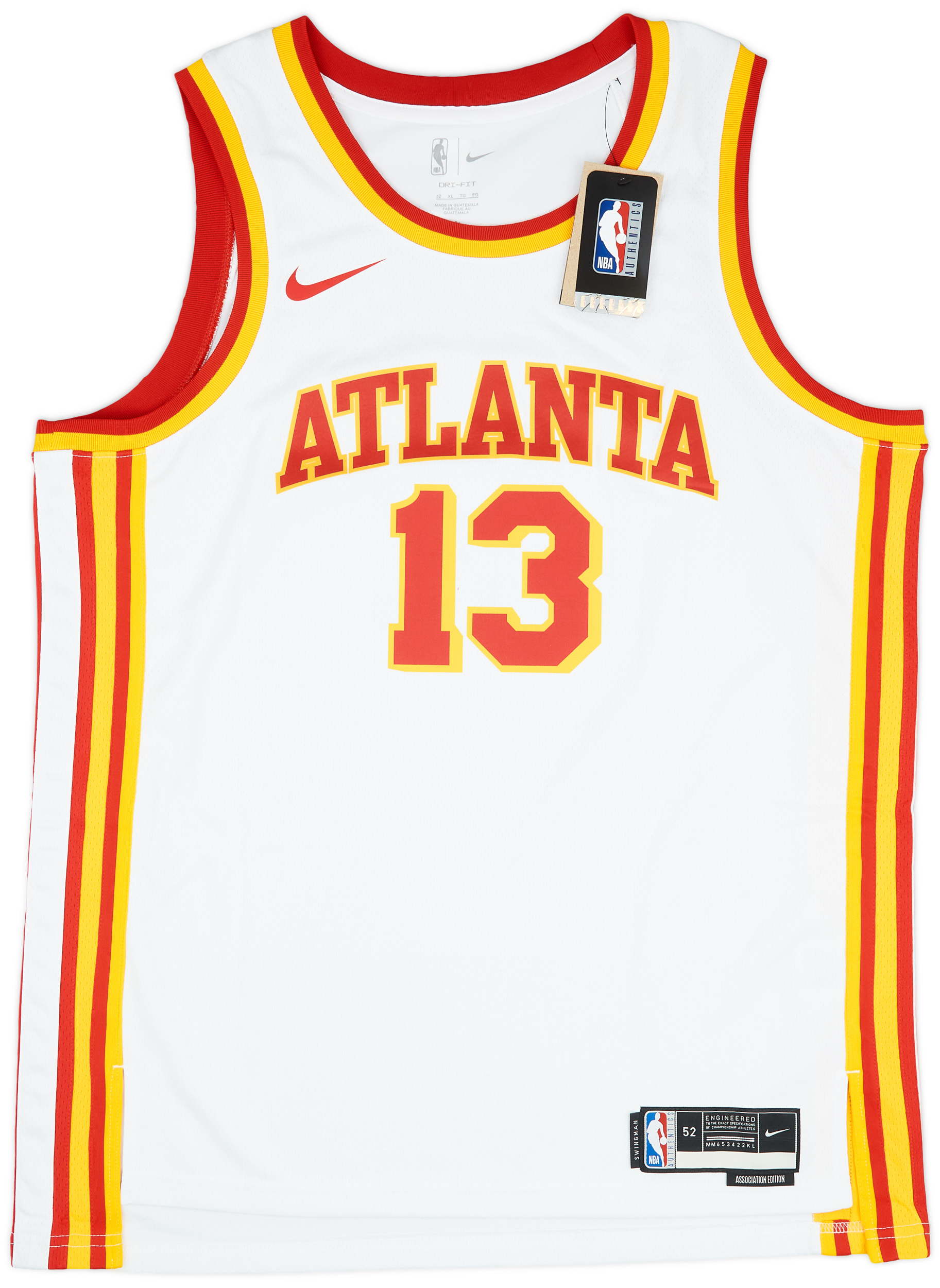 202023 Atlanta Hawks Bogdanovic 13 Nike Swingman Home Jersey (XL)