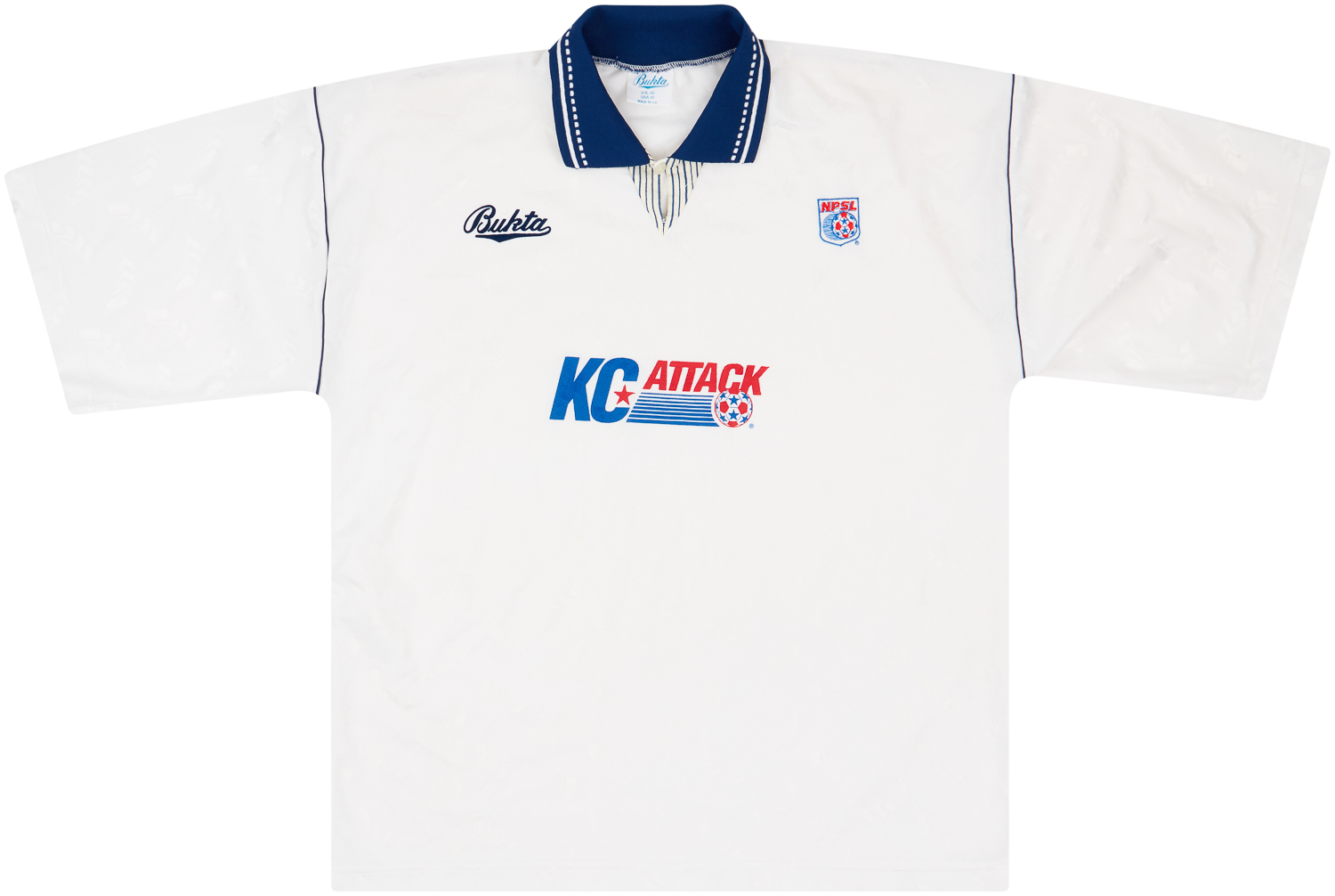 1991-92 Kansas City Attack Home Shirt - 8/10 - (L)