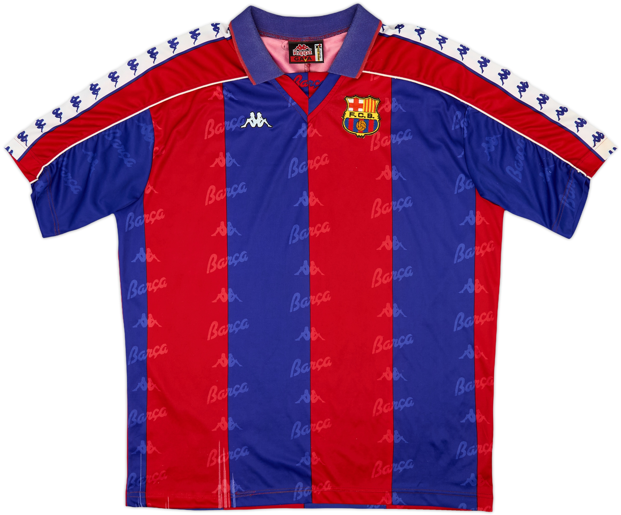 1992-95 Barcelona Home Shirt - 6/10 - (XL)