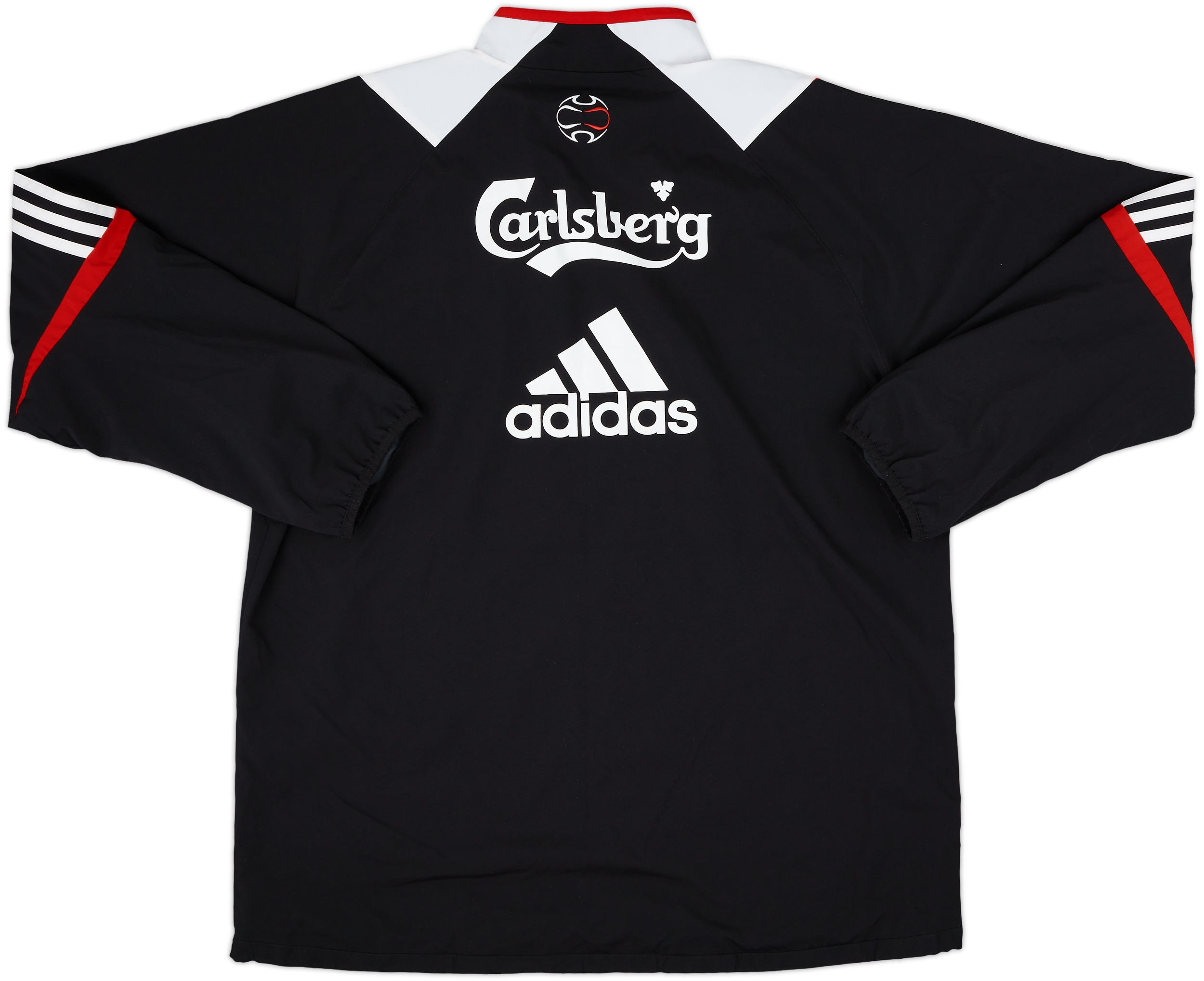 2007-08 Liverpool adidas 1/4 Zip Track Jacket - 10/10 - (L/XL)