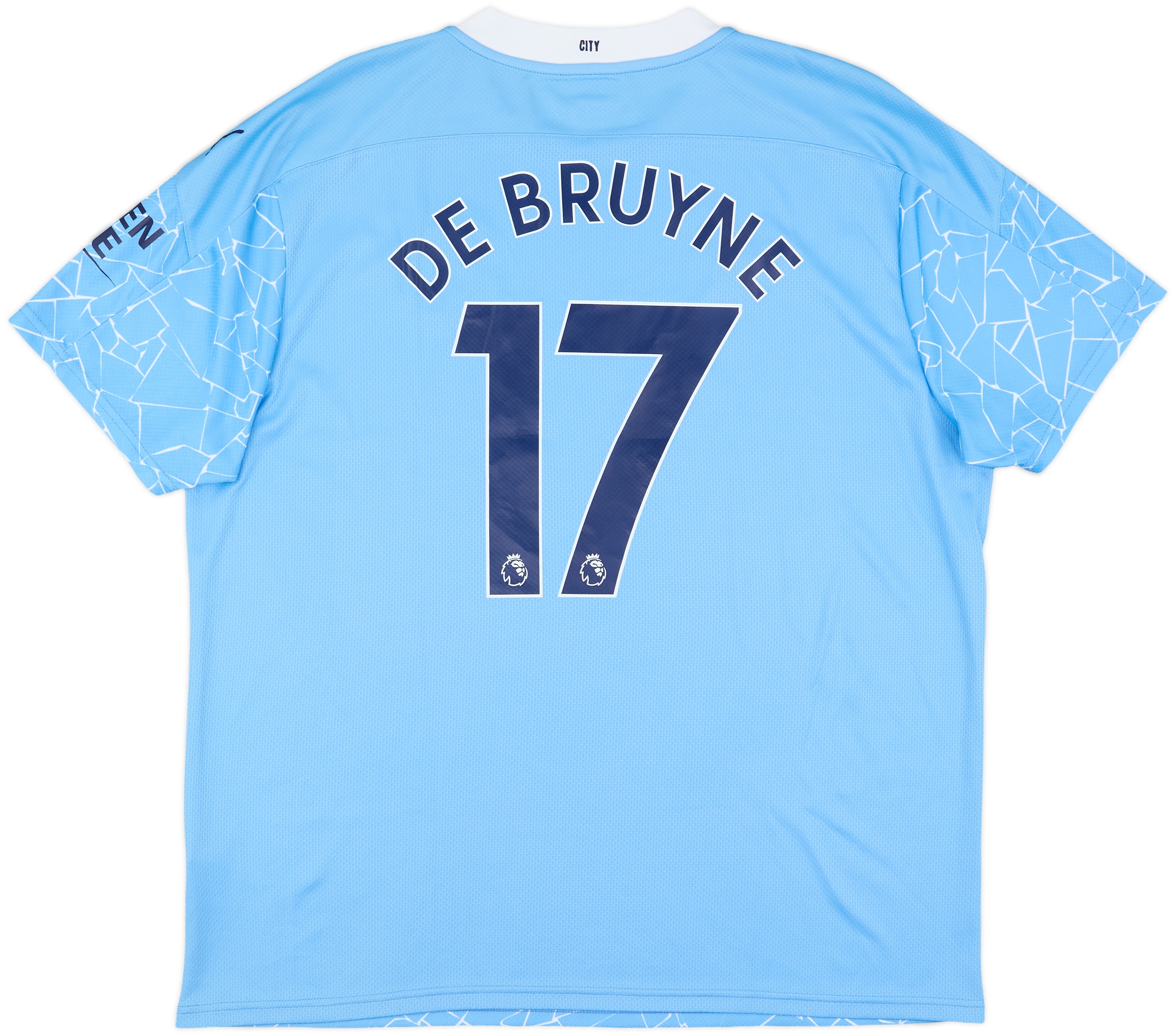 Nike Manchester City DE BRUYNE 17 シャツ 2020-21 Manchester City Home Shirt De Bruyne #17 - 9/10 - (XXL)
