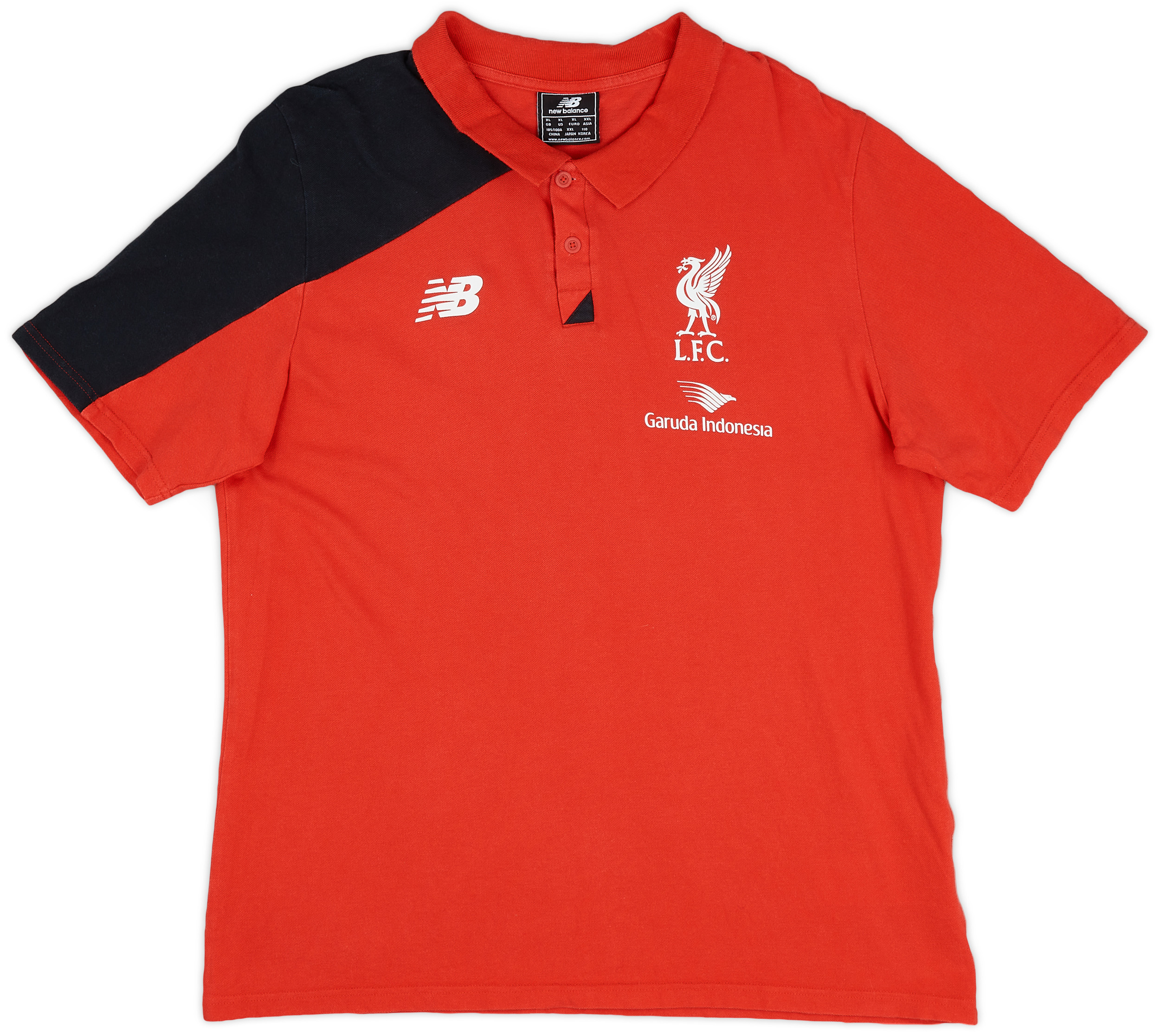 2015-16 Liverpool New Balance Polo Shirt - 8/10 - (XL)