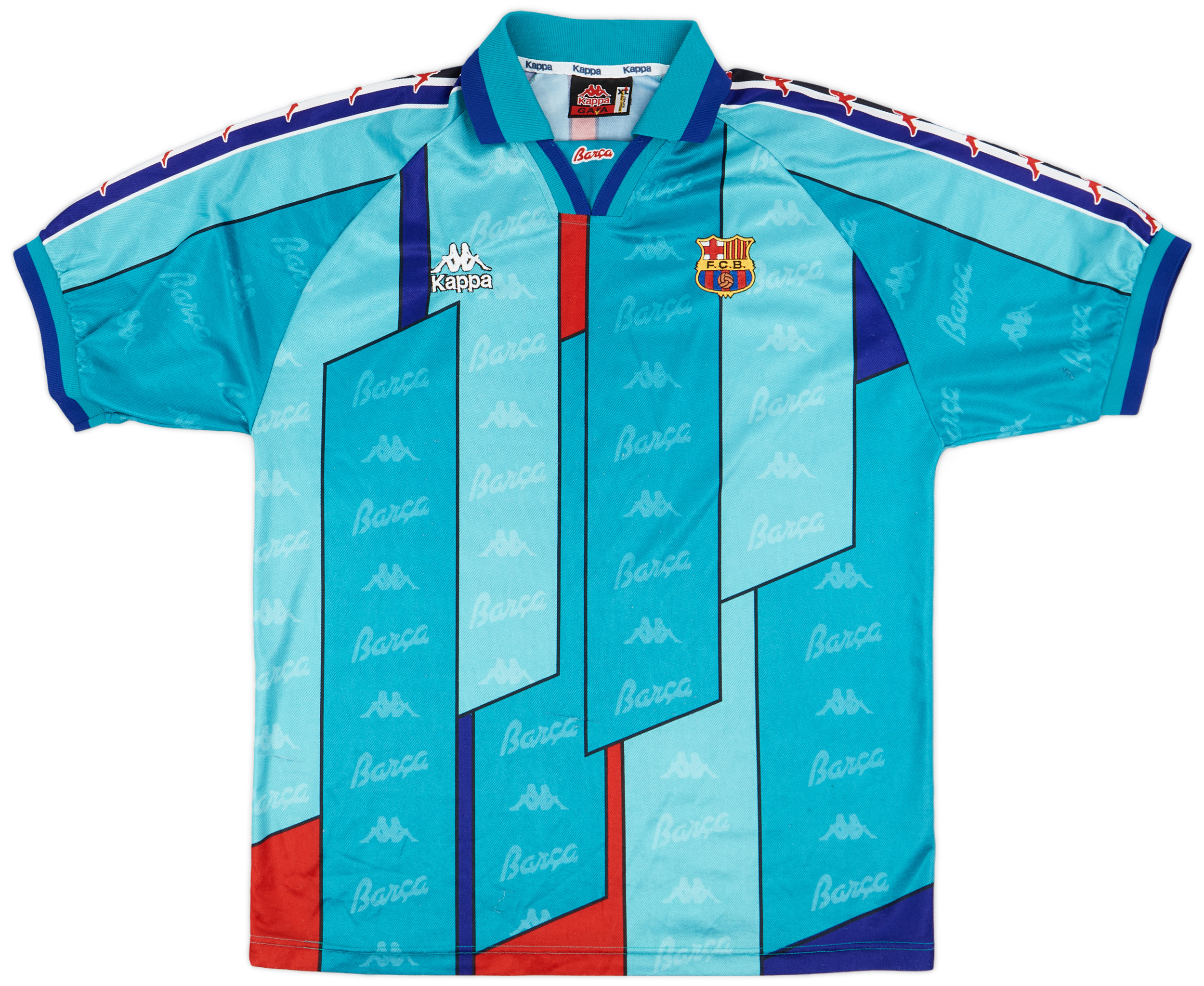 1995-97 Barcelona Away Shirt - 8/10 - (XL)
