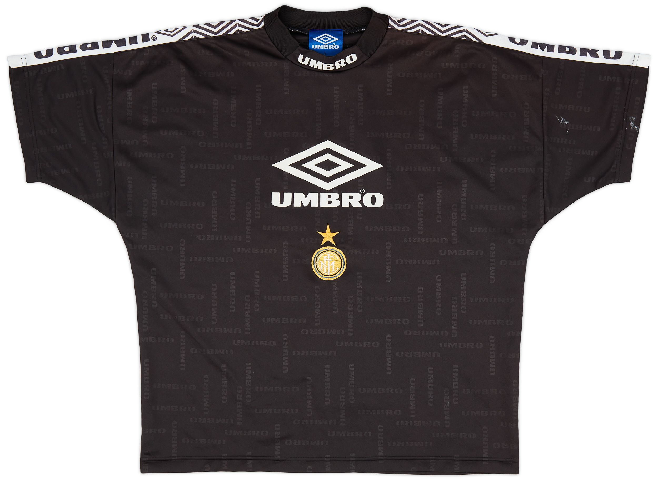 1996-97 Inter Milan Umbro Training Shirt - 8/10 - (L)