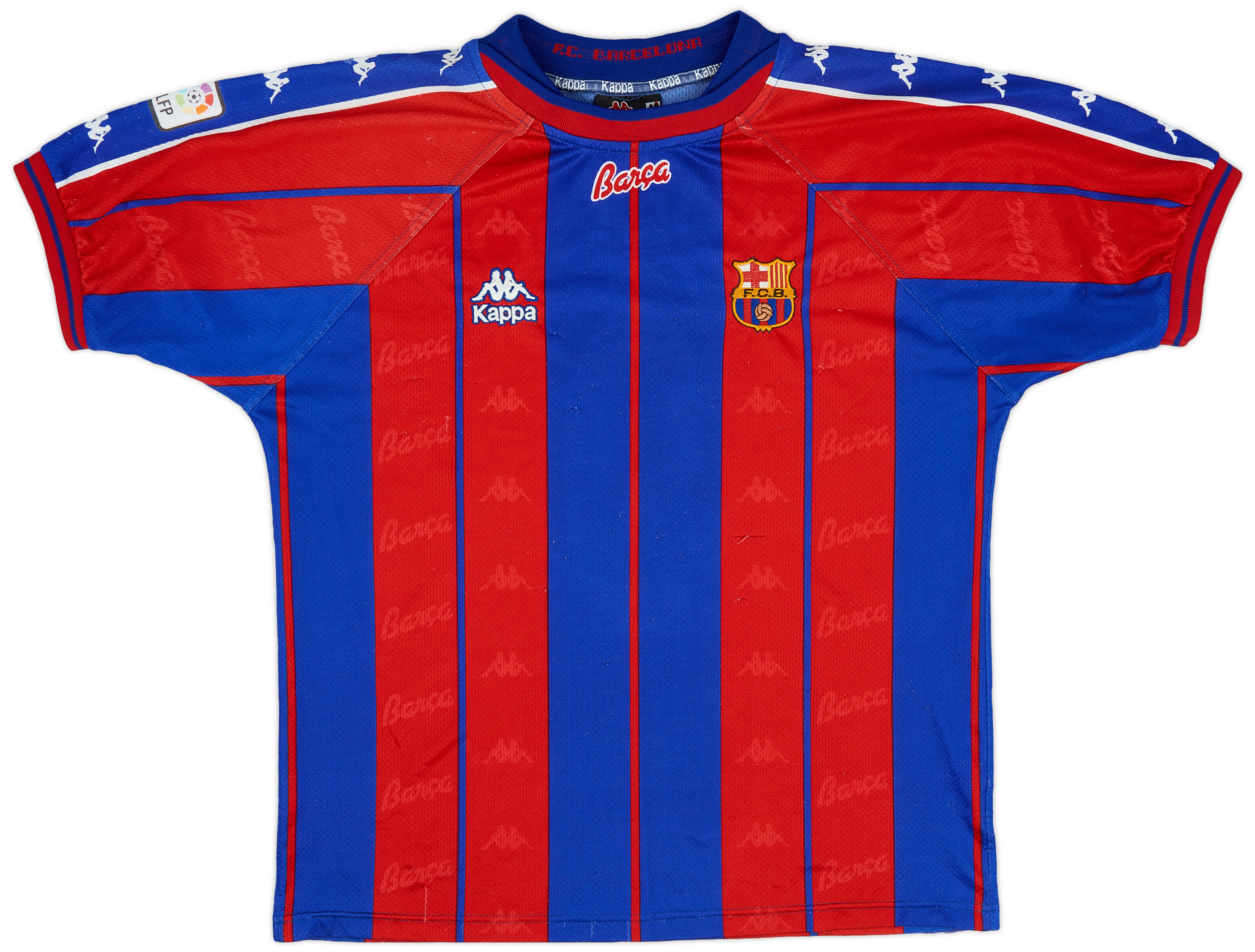 最後のタイムセール中‼️Barcelona 1997s~1998s ビンテージ 1997-98 Barcelona Home Shirt Anderson #9 - 8/10 - (M)
