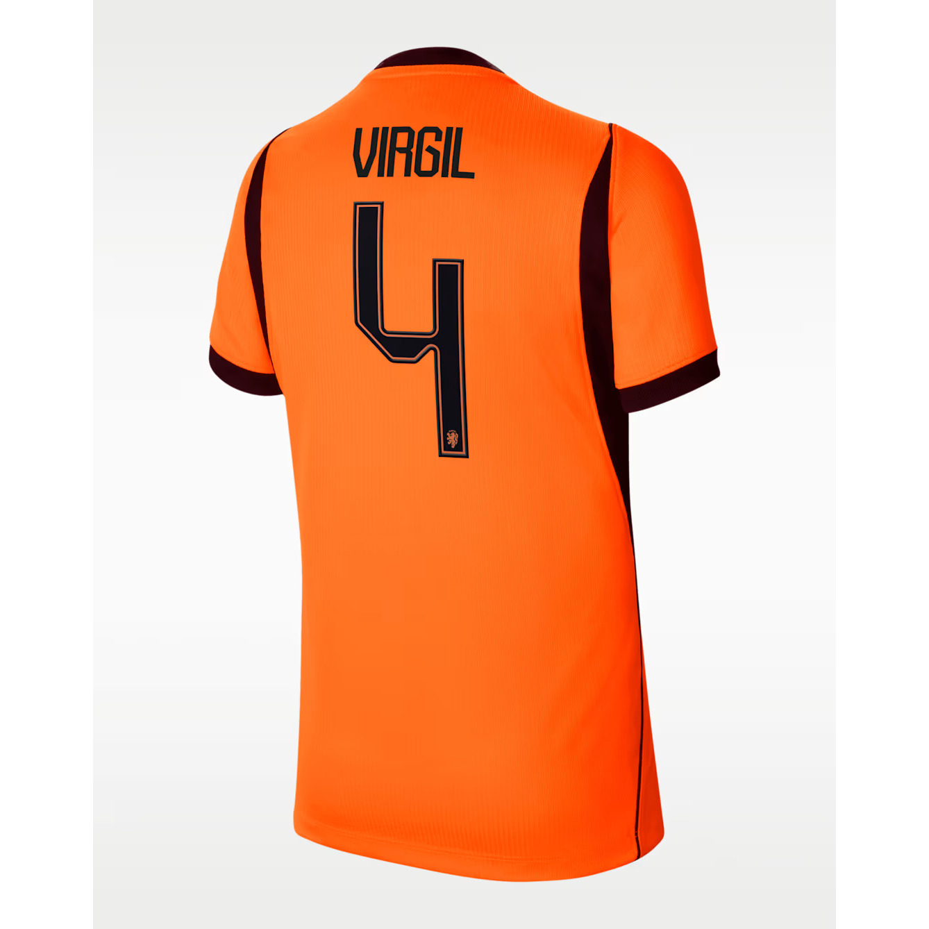 2026-27 Netherlands Home Shirt Virgil #4 (KIDS)
