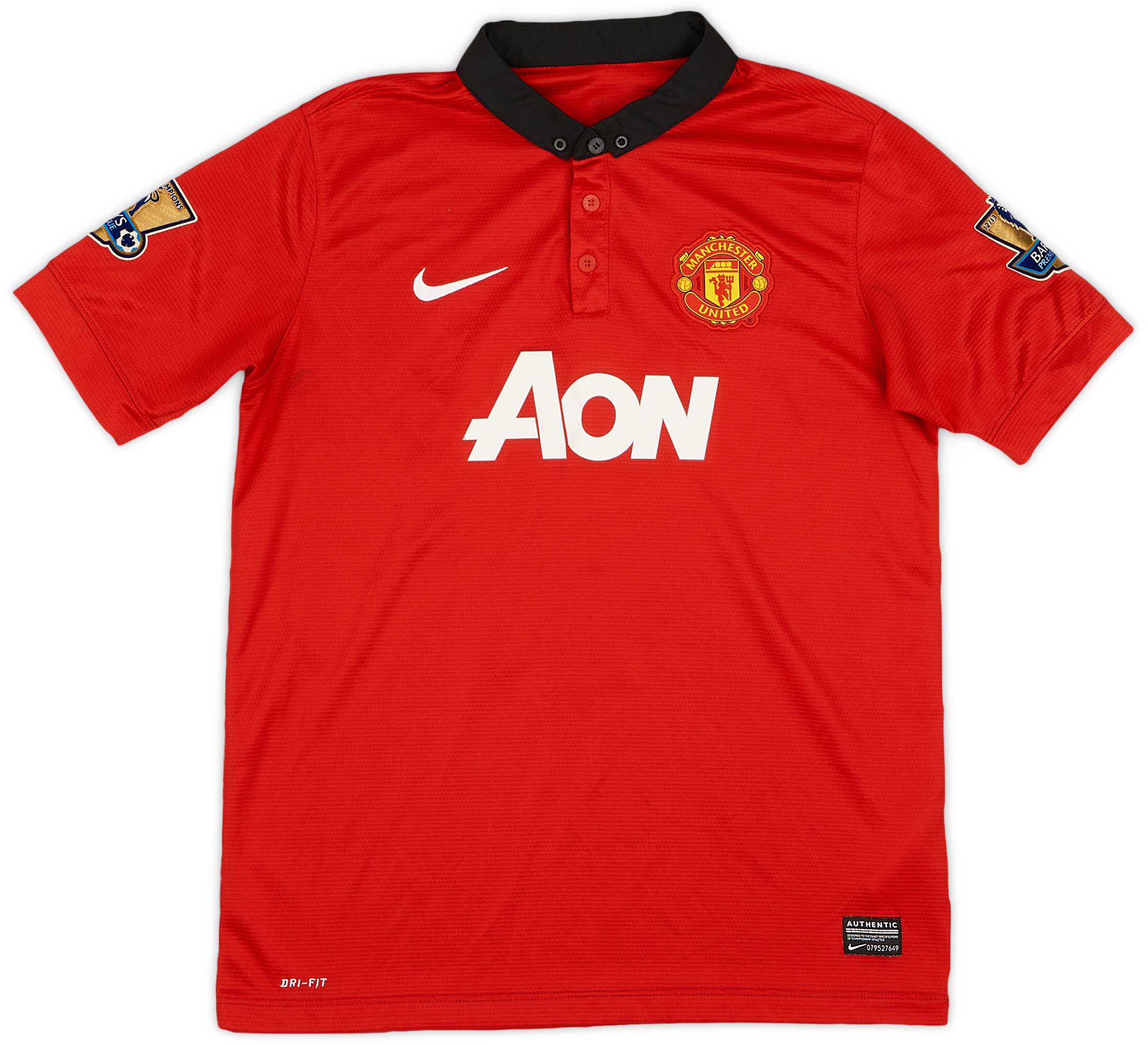 レア アウェー マンU AON NIKE ゲームシャツ 2013-2014
