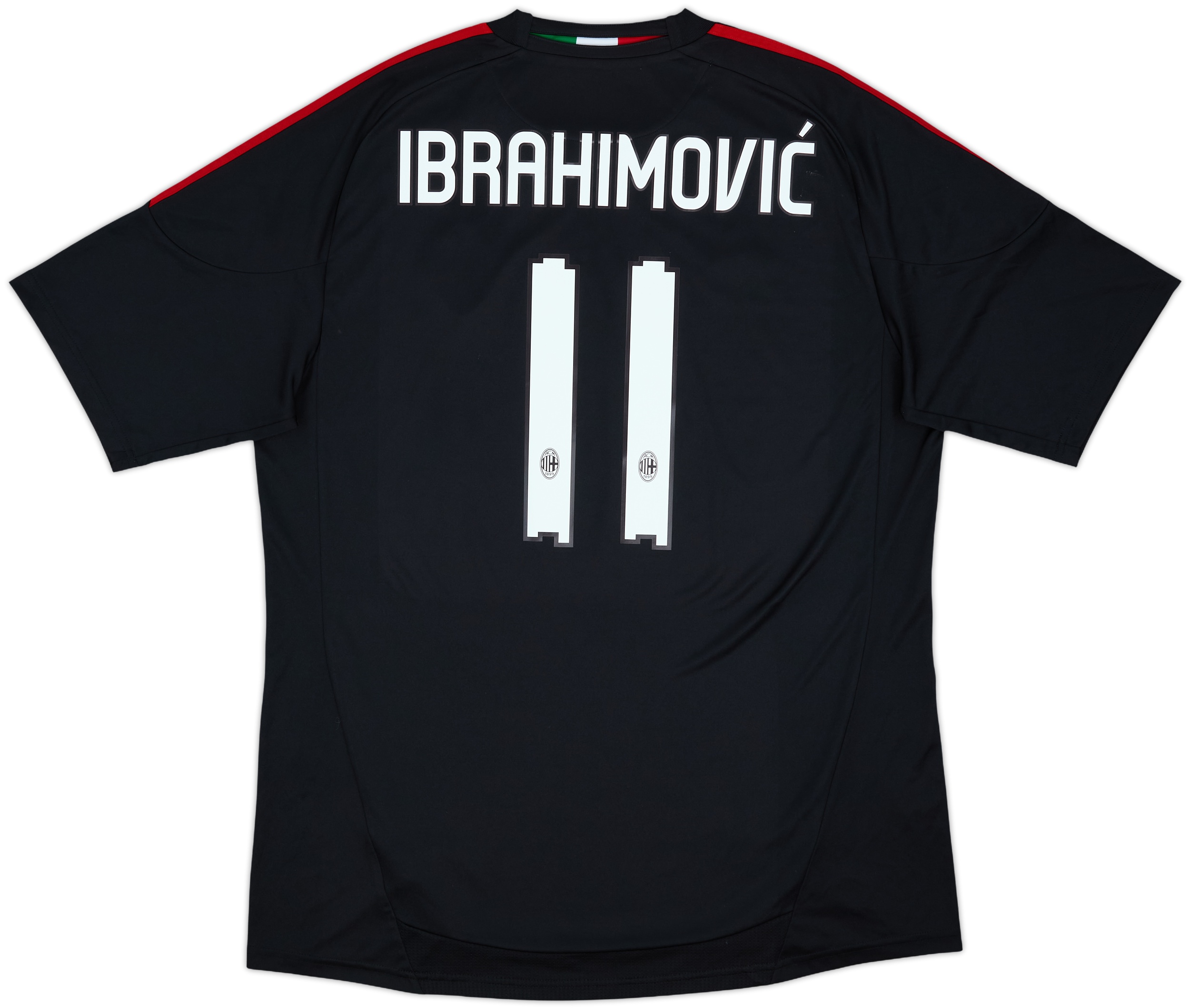 2010-11 AC Milan Third Shirt Ibrahimovic #11 - 7/10 - (XL)