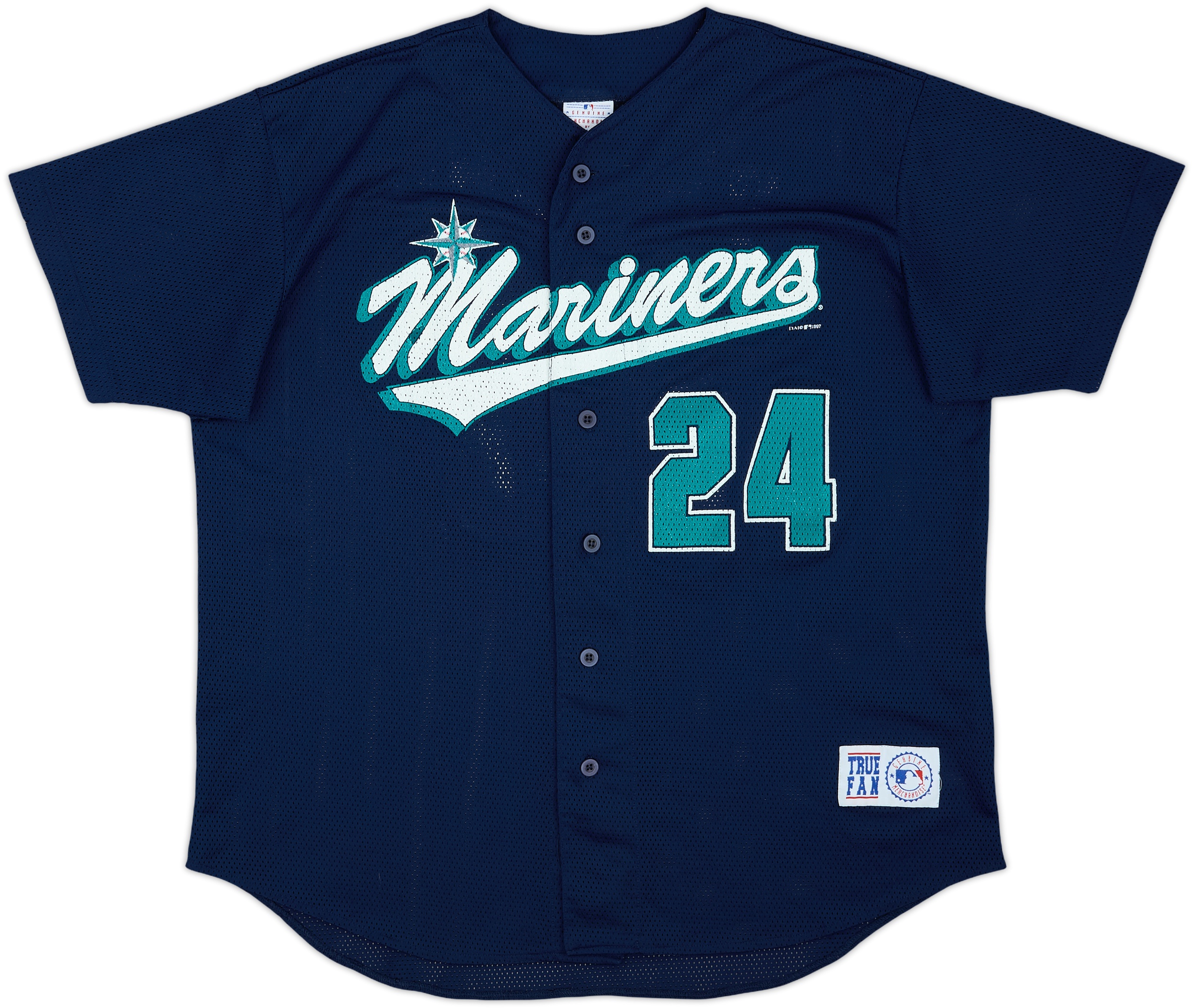 1997 Seattle Mariners Griffey #24 True Fan Jersey - 6/10 - (XL)