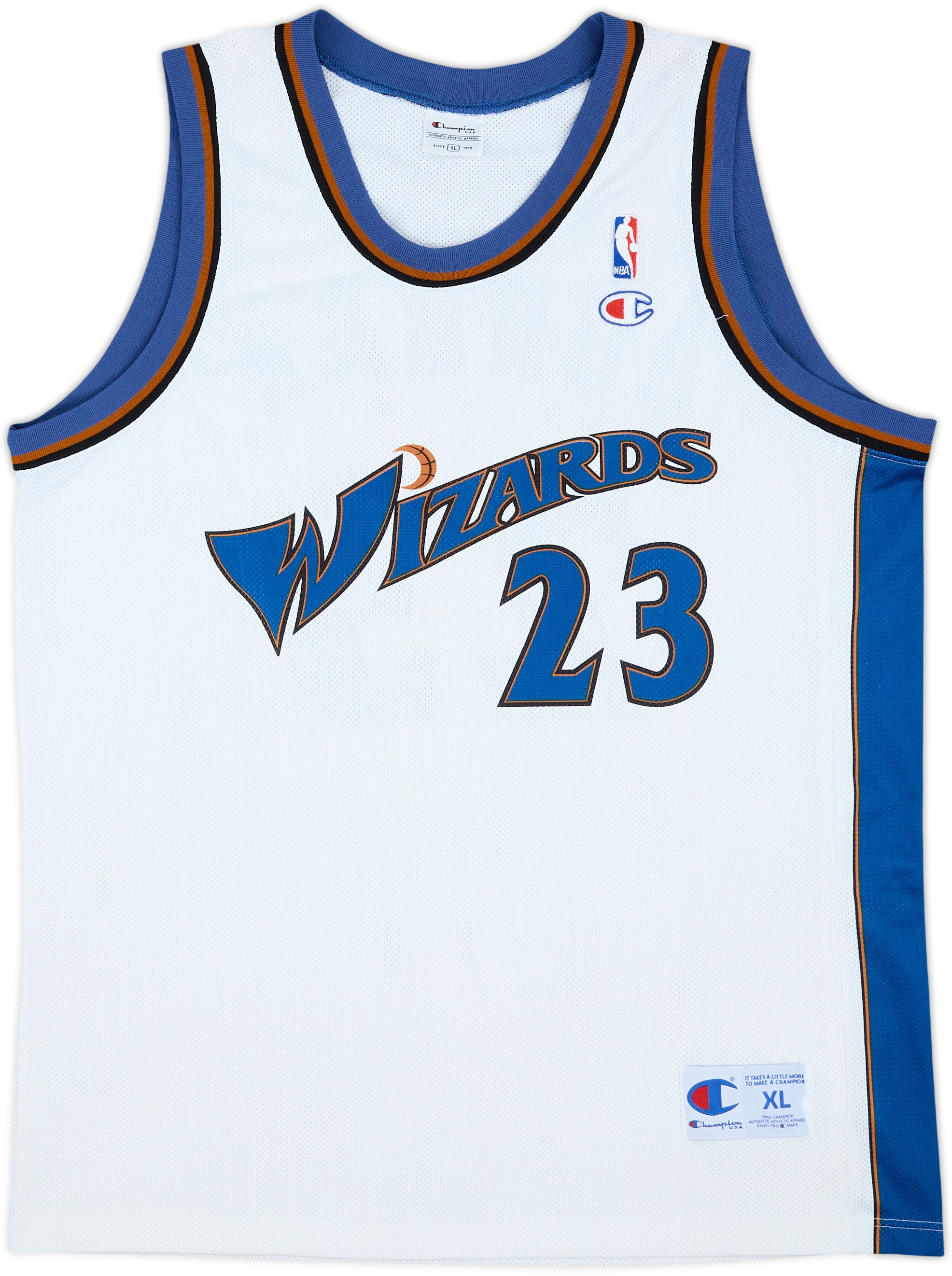 2001-03 Washington Wizards Jordan #23 Champion Home Jersey - 9/10