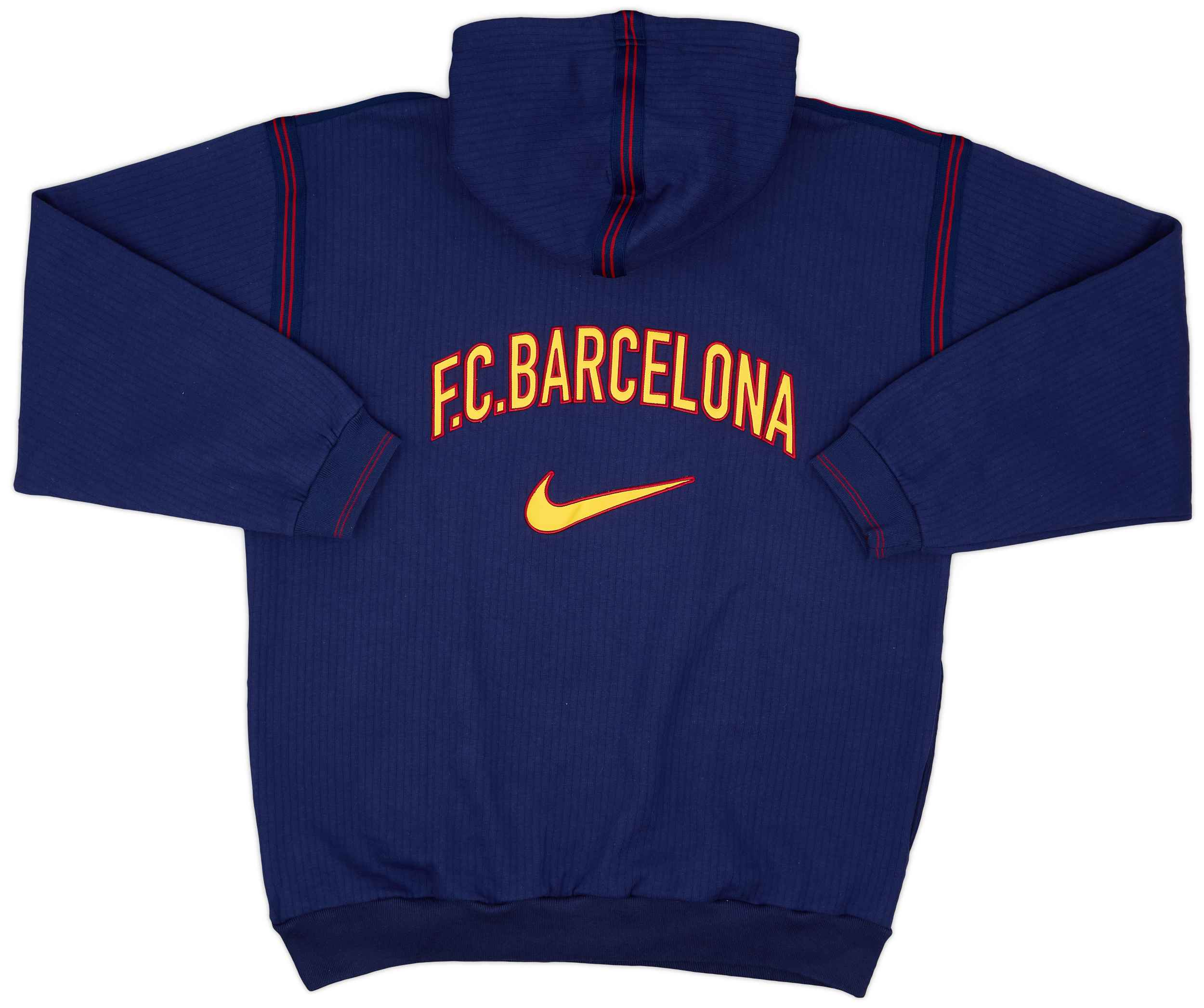 1998-99 Barcelona Nike Hooded 1/4 Zip Jumper (L)