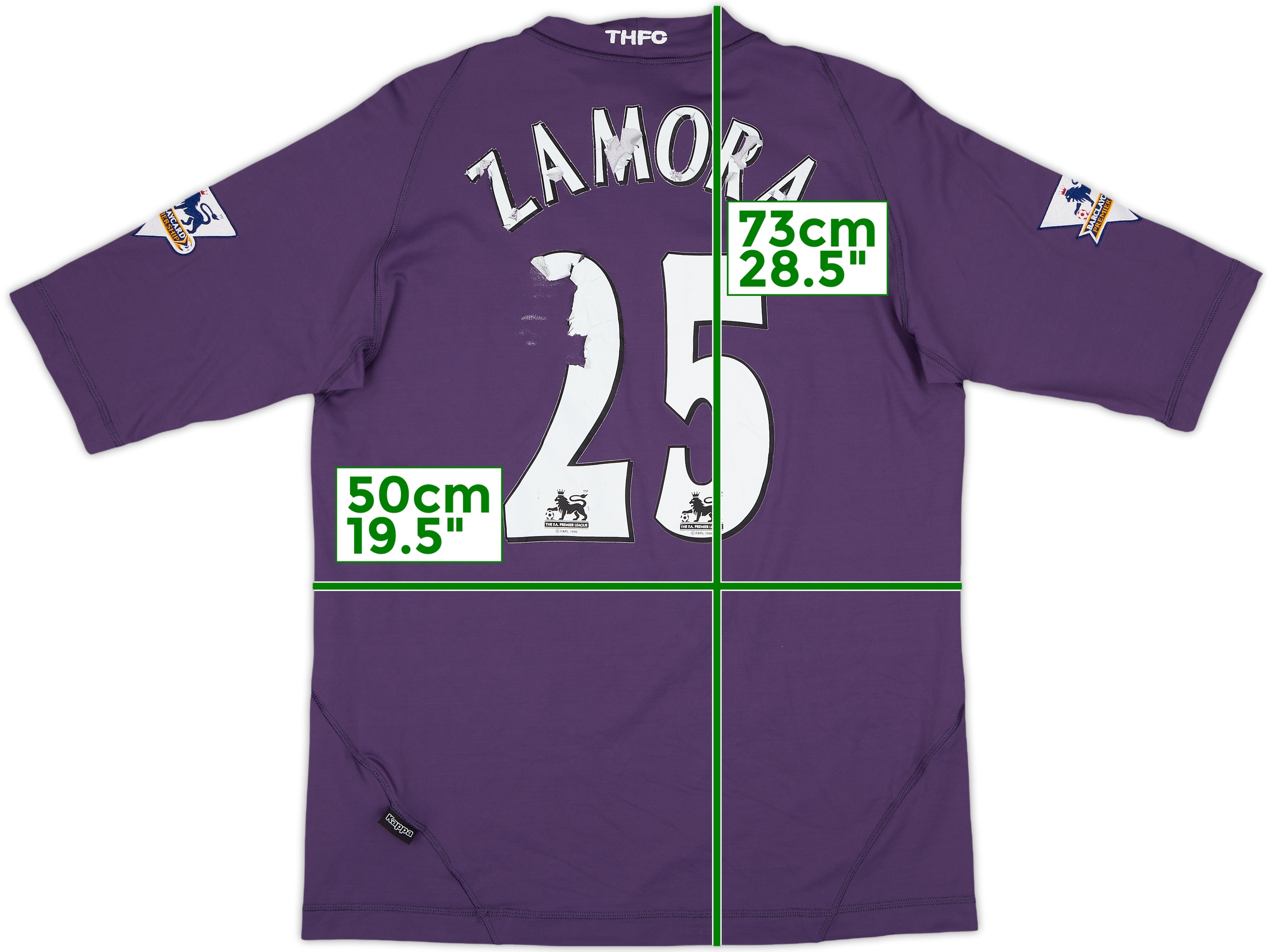 2003-04 Tottenham Third Shirt Zamora #25 - 4/10 - (XL)