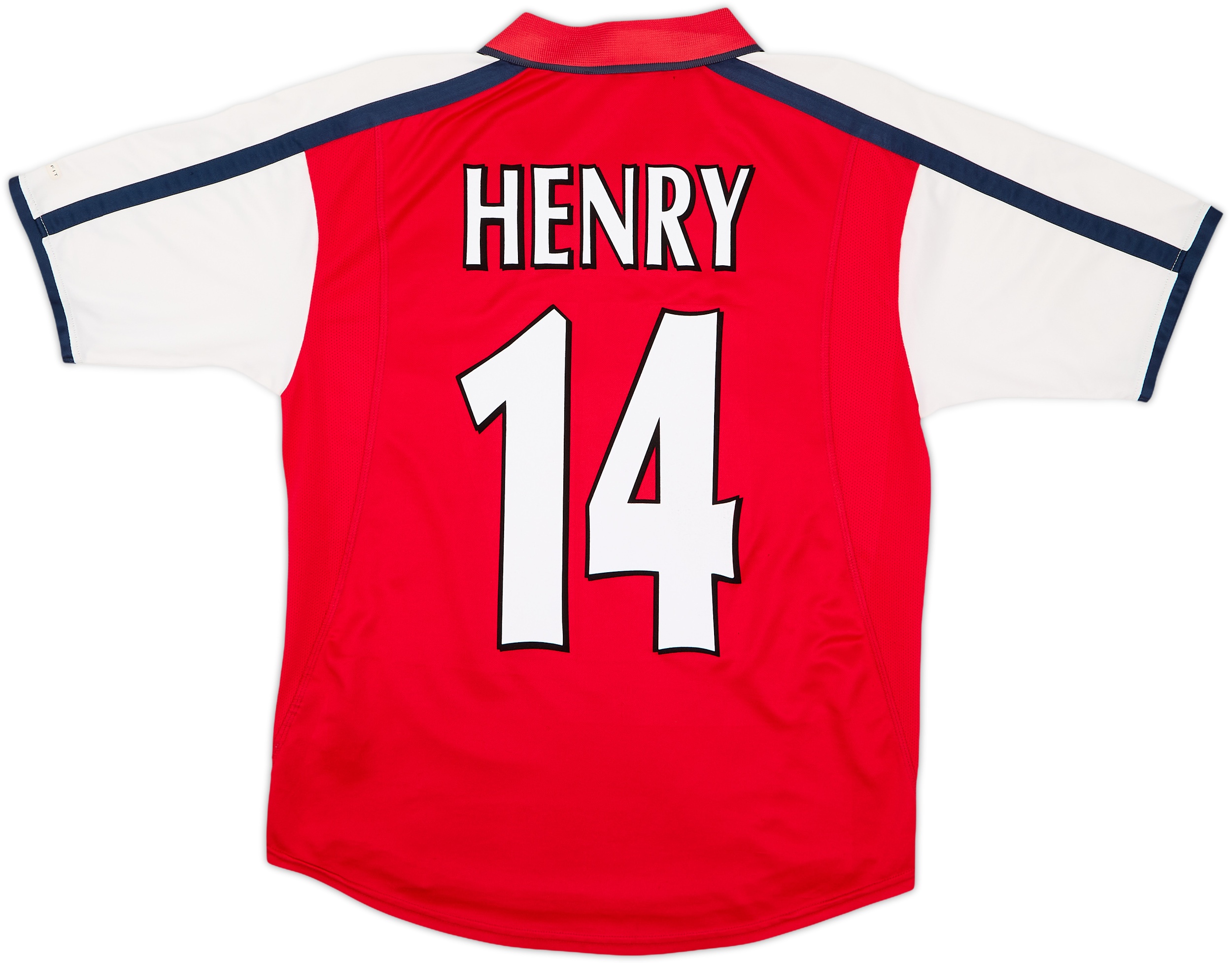 2000-02 Arsenal Home Shirt Henry #14 - 7/10 - (XL.Boys)