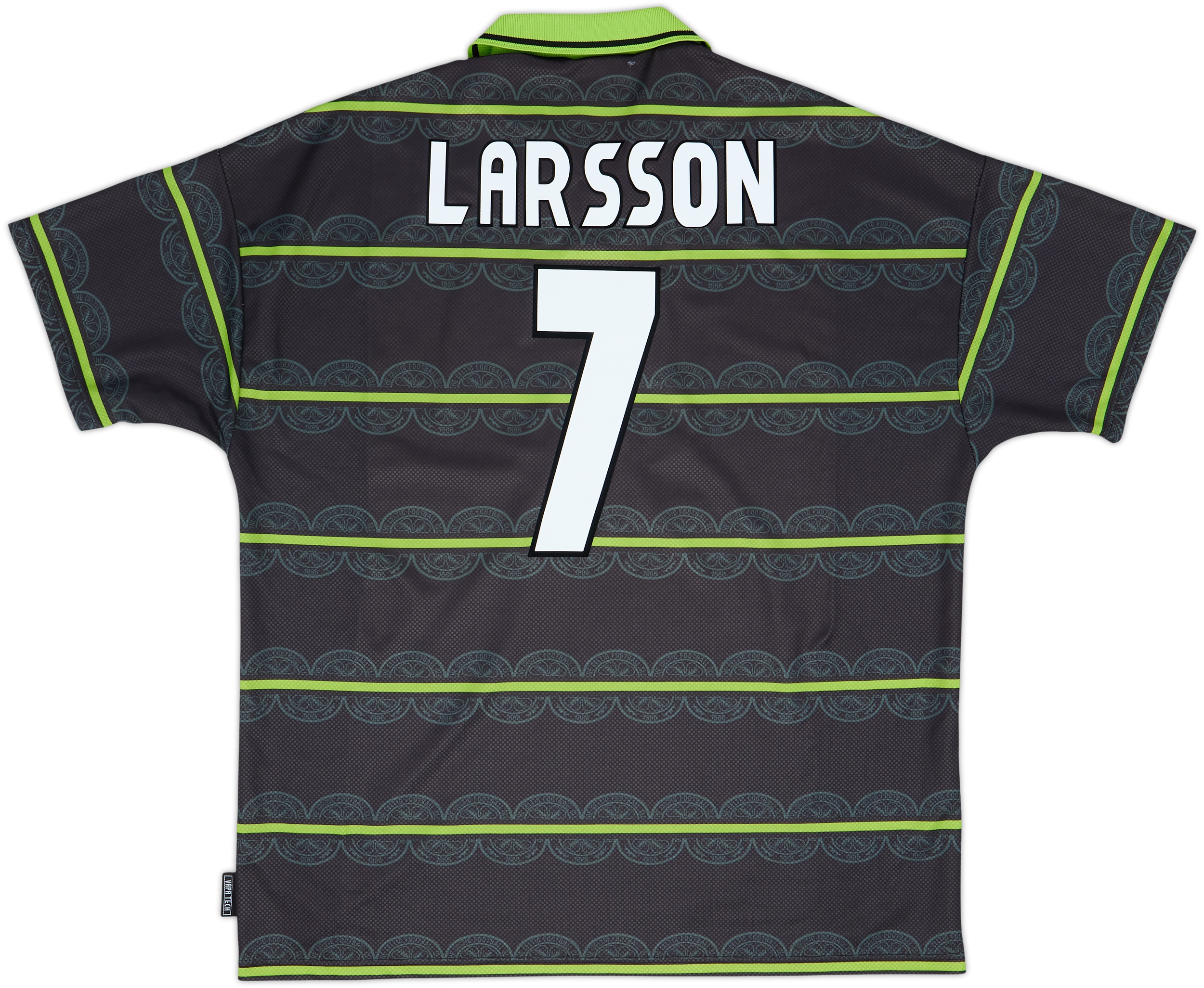 1998-99 Celtic Away Shirt Larsson #7 - 6/10 - (XXL)