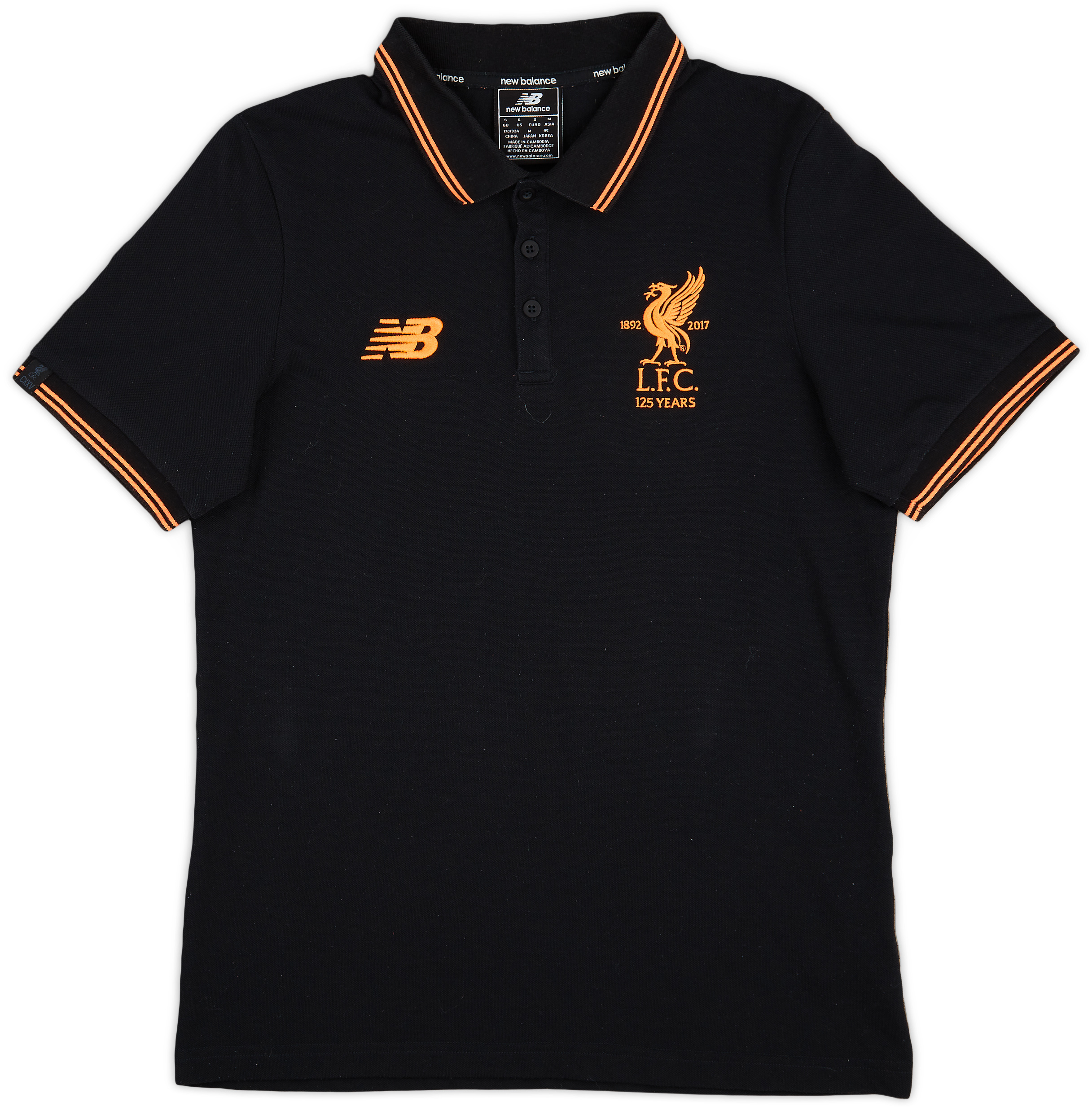 2017-18 Liverpool New Balance Polo Shirt - 9/10 - (S)