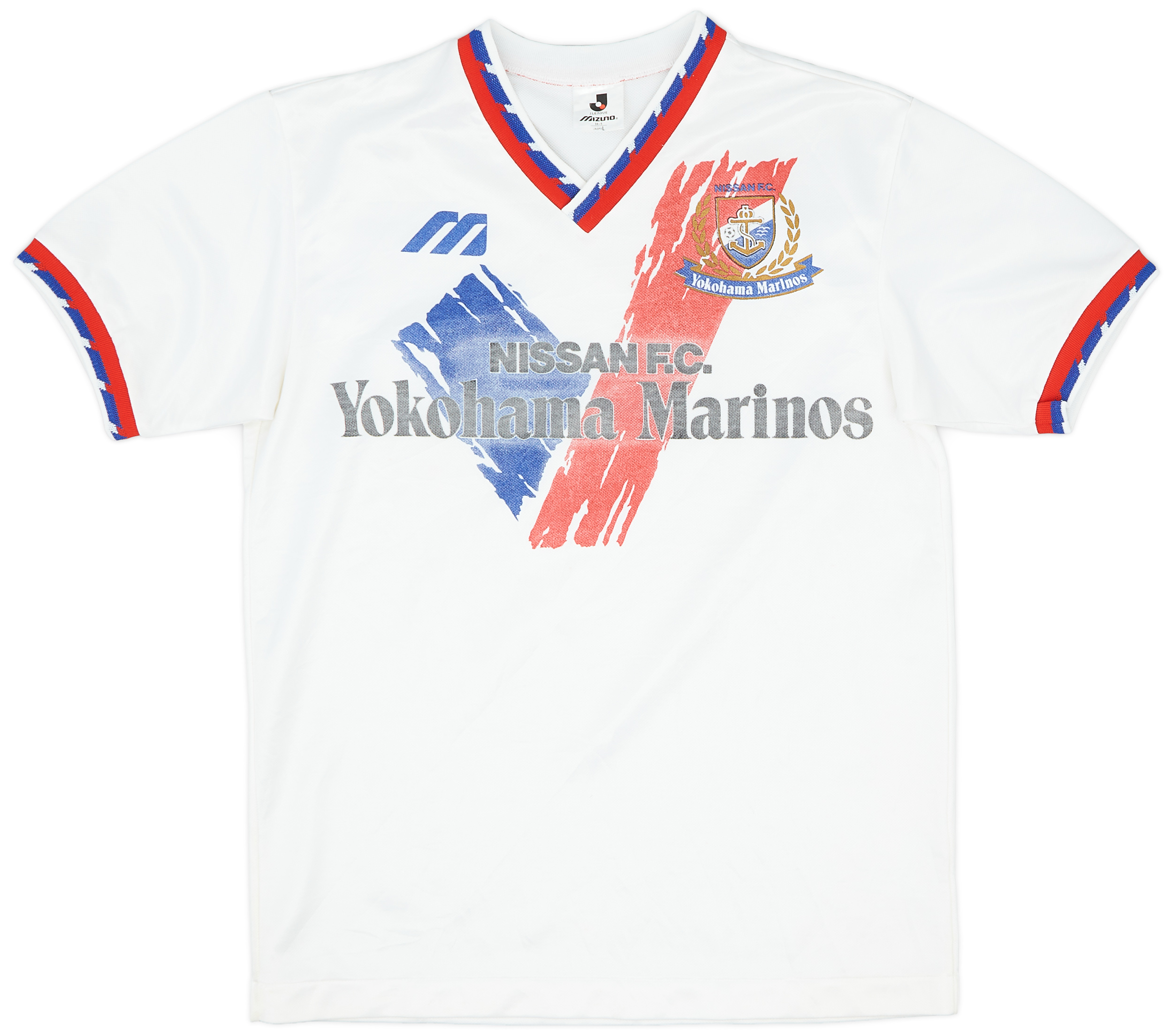 1993-94 Yokohama Marinos Mizuno Training Shirt - 7/10 - (L)