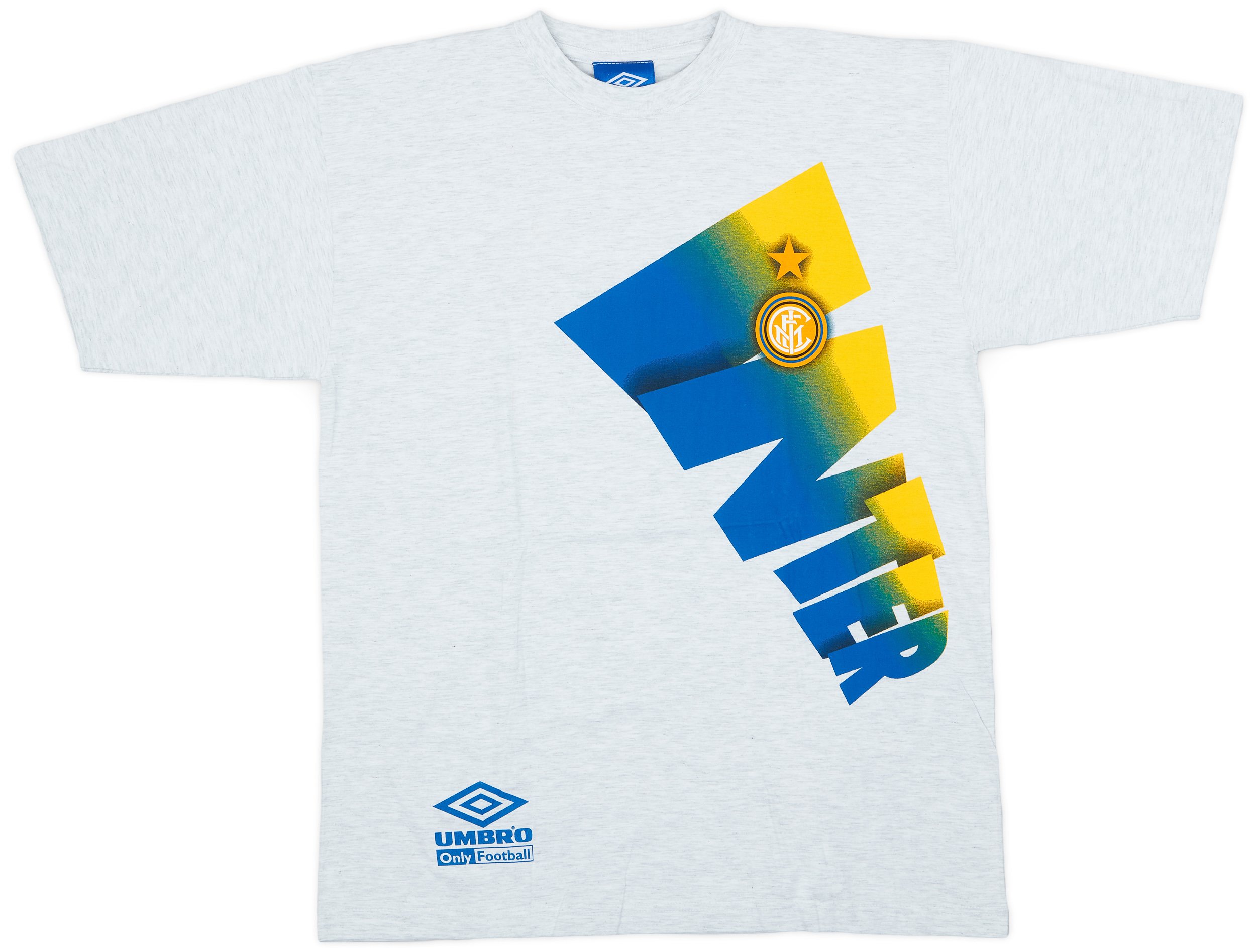 1995-96 Inter Milan Umbro Graphic Tee - 6/10 - (S)