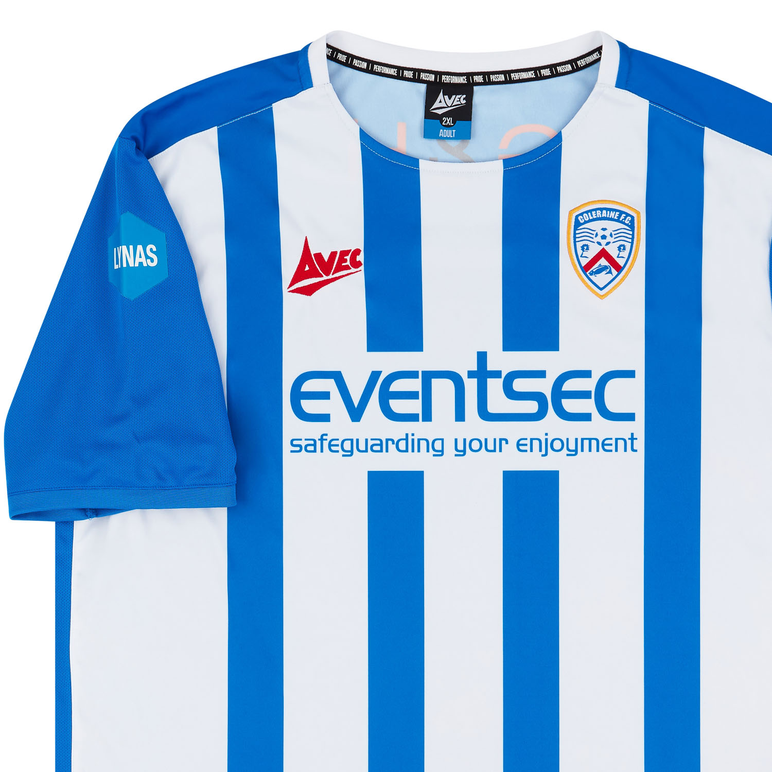 2019 20 Coleraine Home Shirt 8 10 XXL