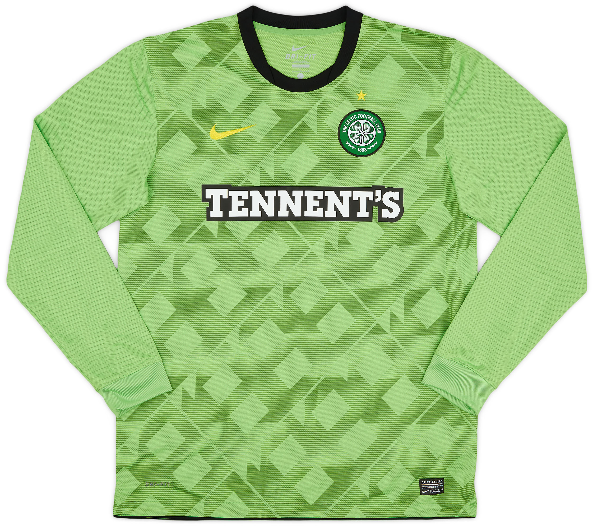 2010 11 Celtic Away Shirt L S 10 10 L