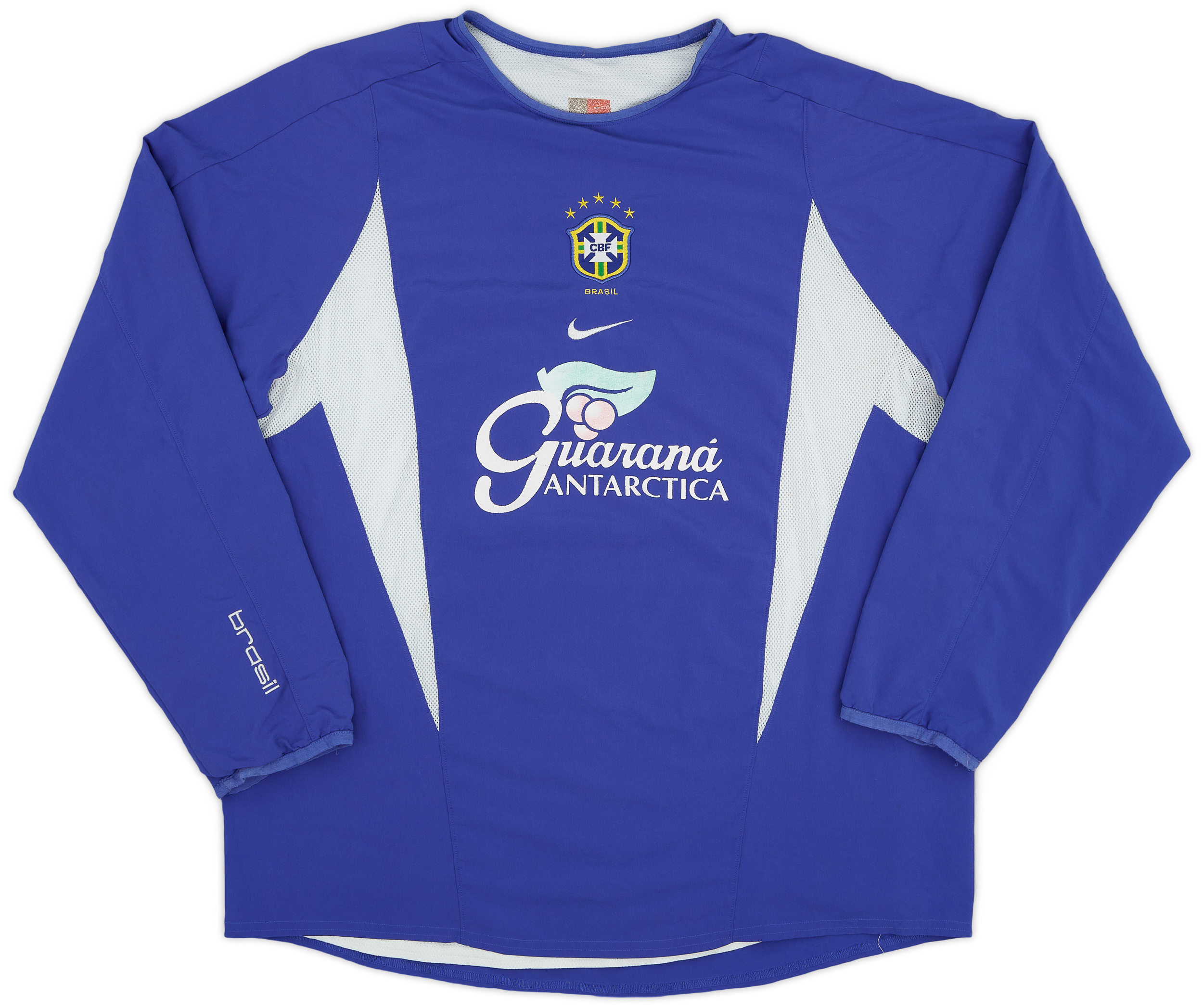 2002 Brazil Player Issue Nike Training L/S Shirt - 7/10 - (XL)