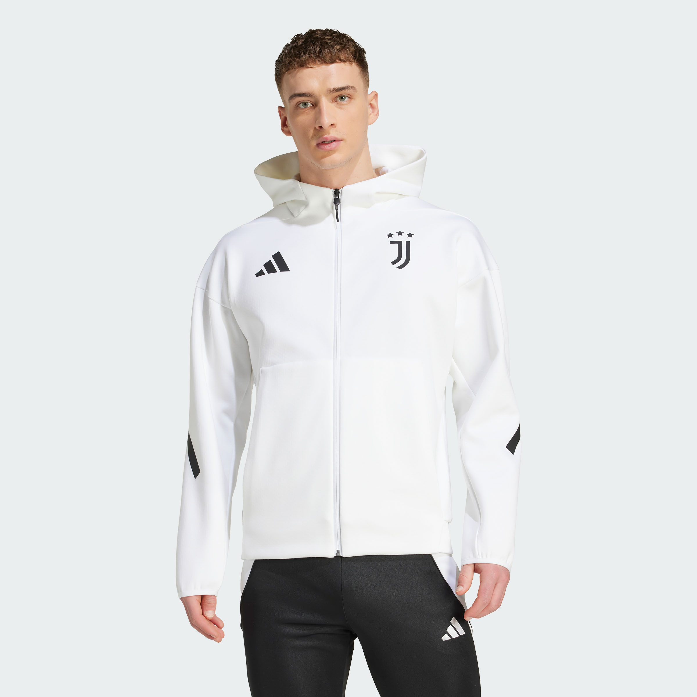 adidas Juventus ジャケット adidas Juventus 25/26 Competition Vis Tech Jacket - Black