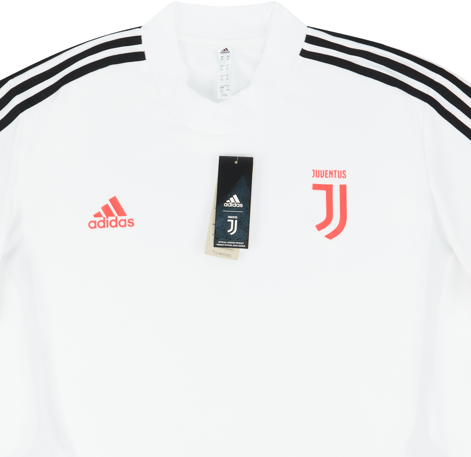 Juventus white training top on sale