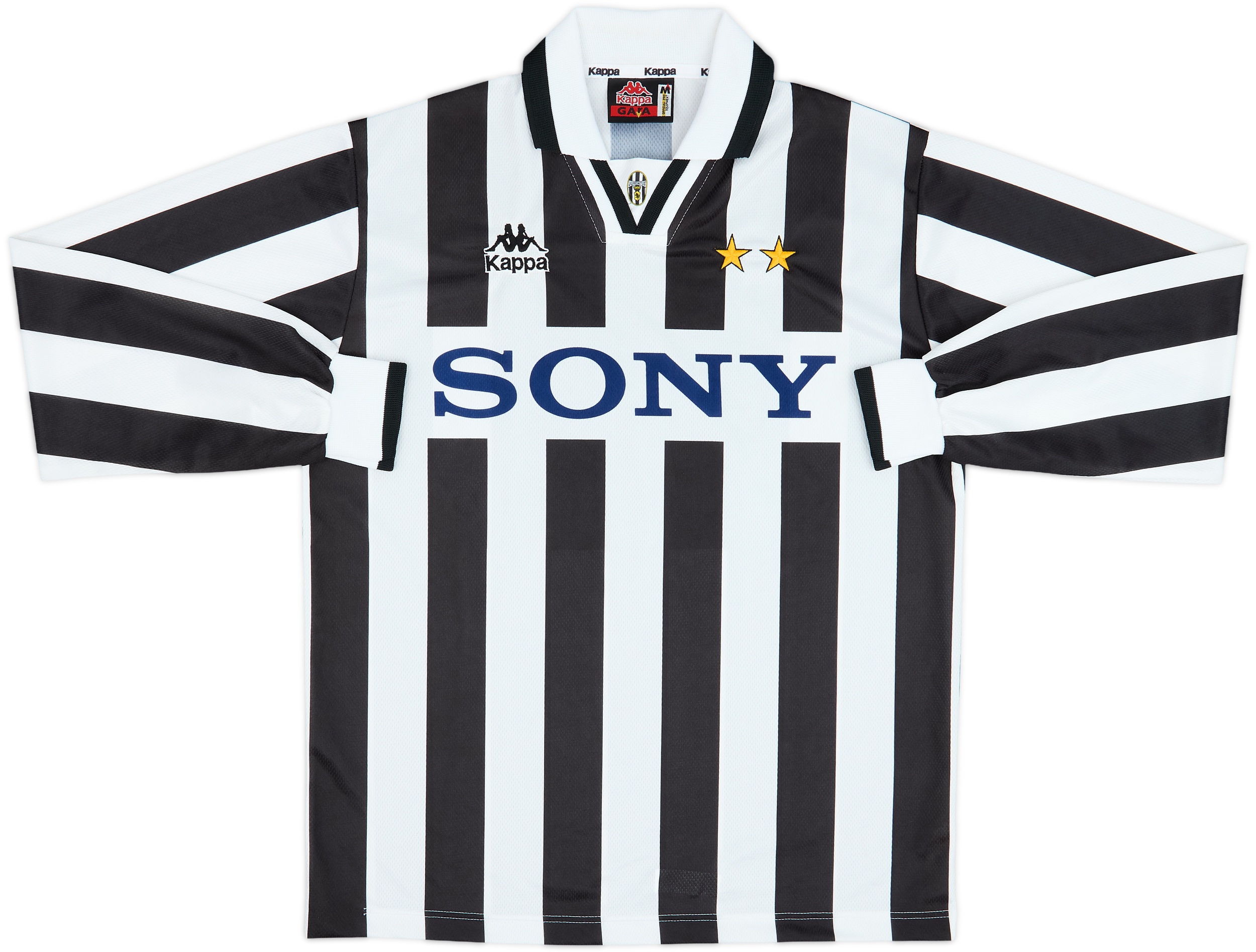 1995-97 Juventus Home L/S Shirt - 8/10 - (M)