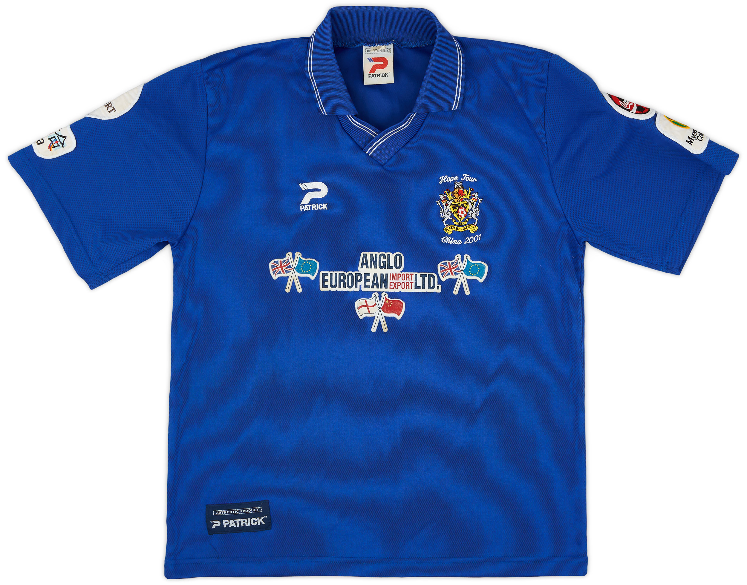 2001 Stockport County 'Hope Tour China' Home Shirt - 8/10 - (M)