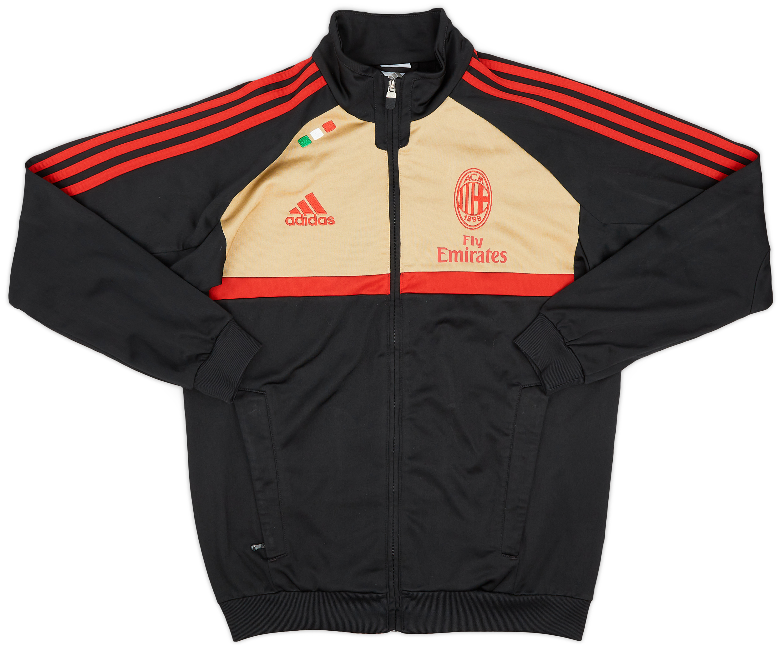 adidas, Jackets & Coats, Adidas Xs Ac Milan Beckenbauer Soccer Track  Jacket