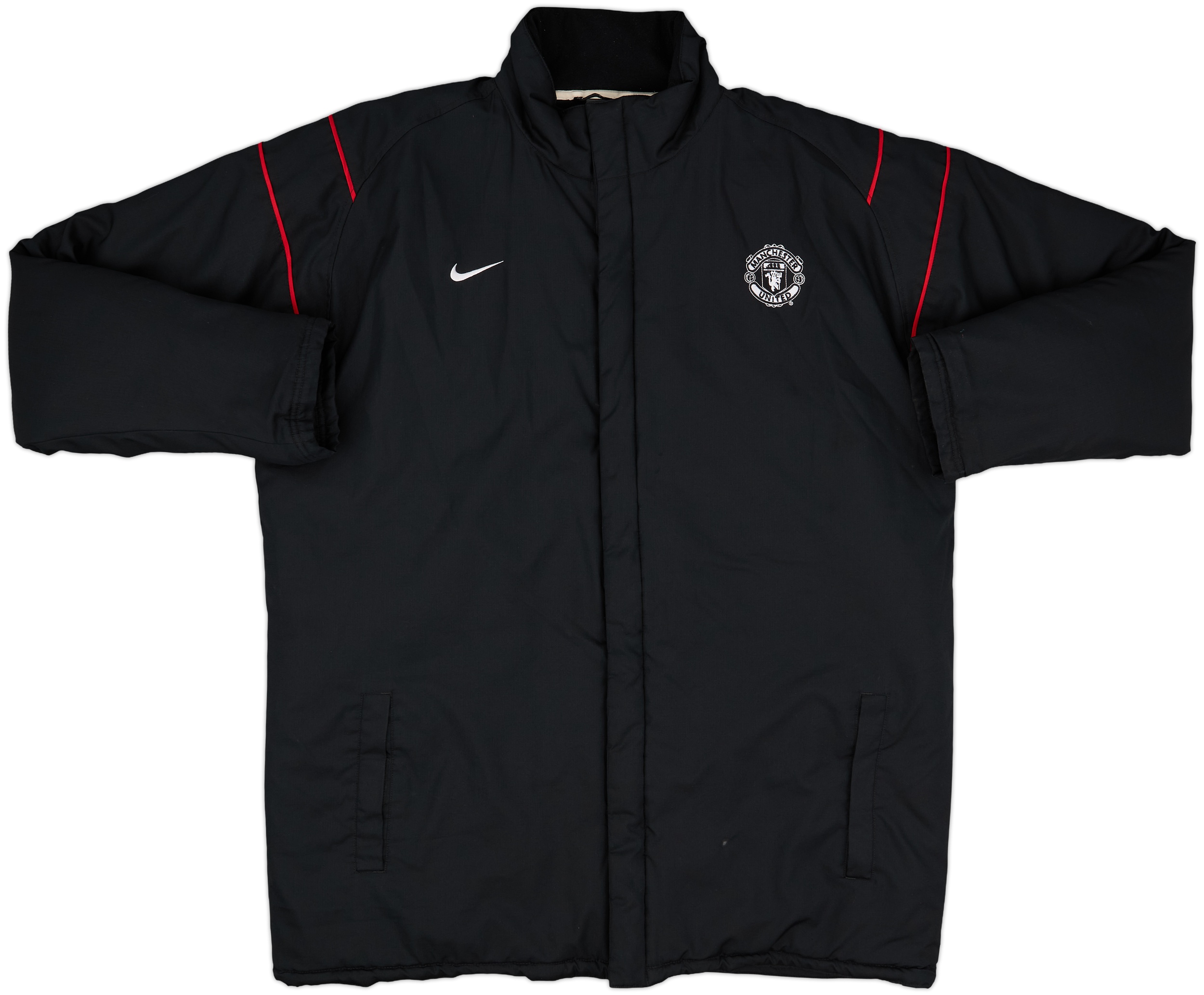 2003-04 Manchester United Nike Padded Bench Coat - 8/10 - (XL)