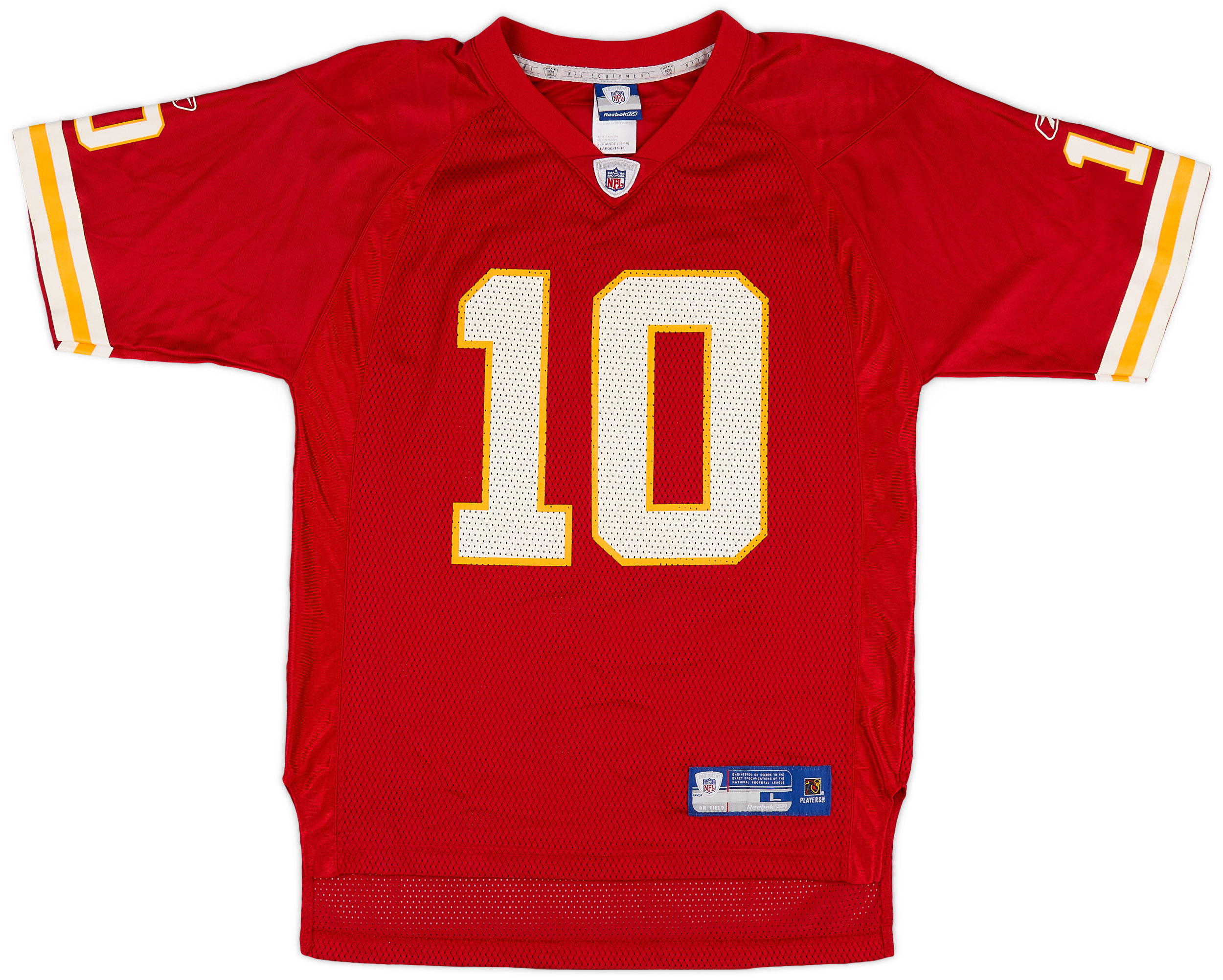 200506 Kansas City Chiefs Green 10 Reebok On Field Home Jersey