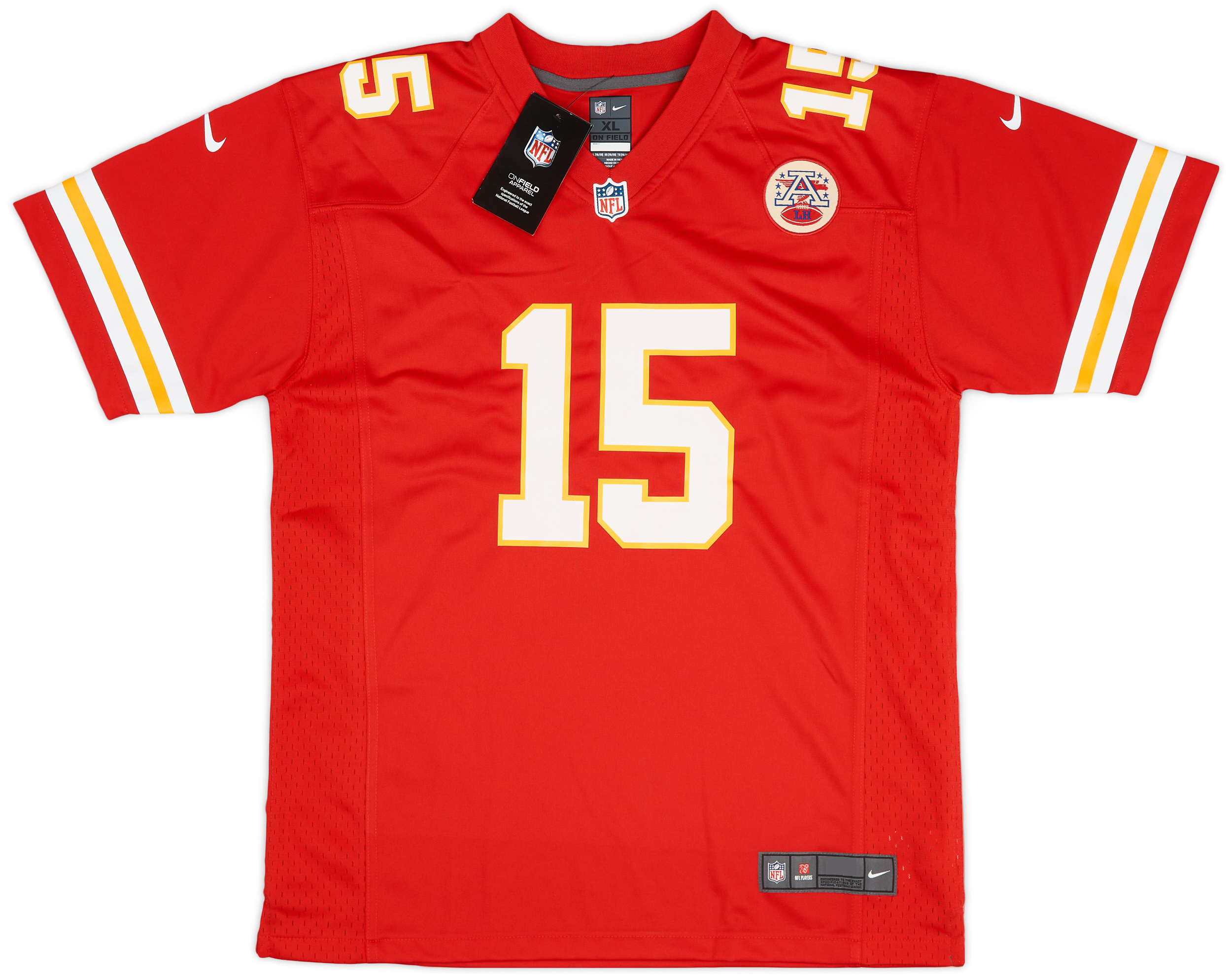 201723 Kansas City Chiefs Mahomes 15 Nike Game Home Jersey (S.Kids)