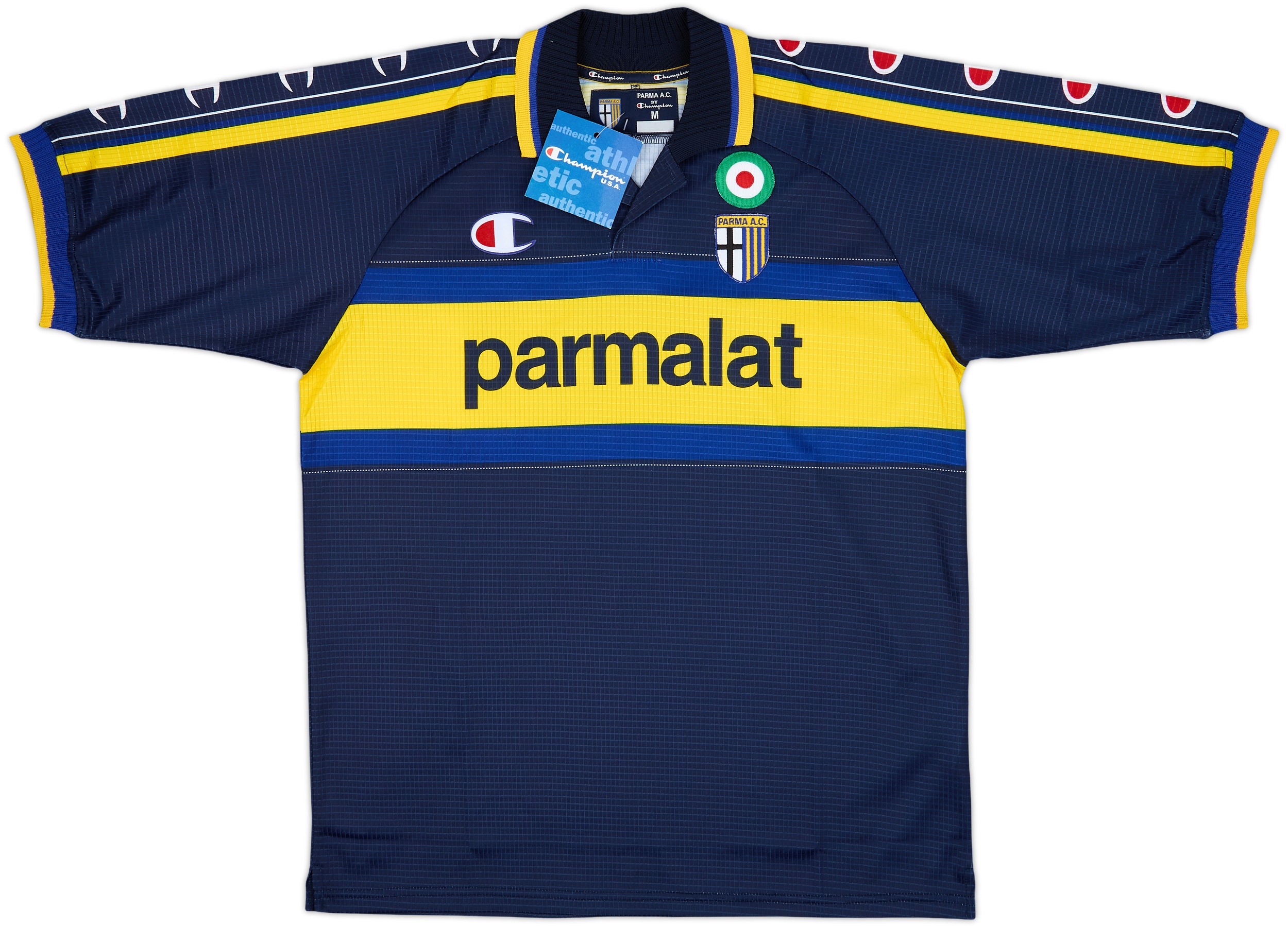 【希少】 3rd PARMA 1998 1999 1998-99 Parma Third L/S Shirt #10 - 8/10 - (S)