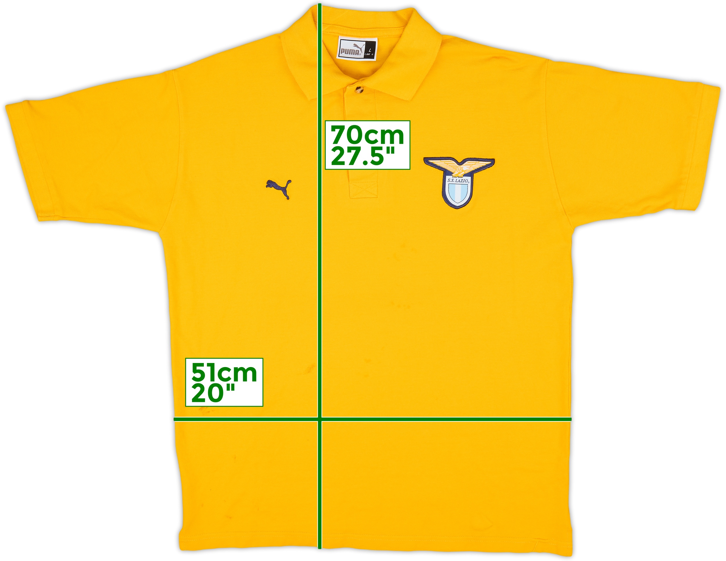 2001-02 Lazio Puma Polo Shirt - 5/10 - (L)