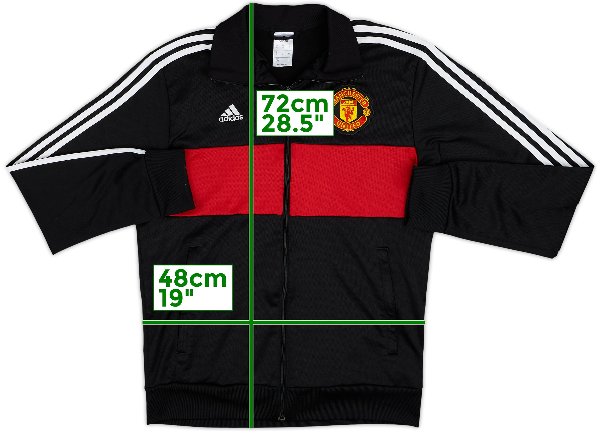 ウェア manchester united Nylon Track Jacket 2016-17 Manchester United adidas Track Jacket - 8/10 - (M)