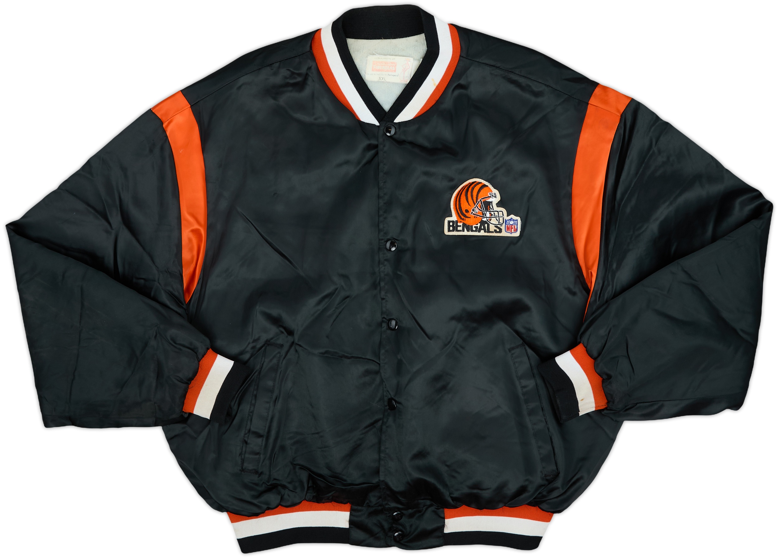1990s Cincinnati Bengals Swingster Satin Varsity Jacket - 6/10 - (XXL)