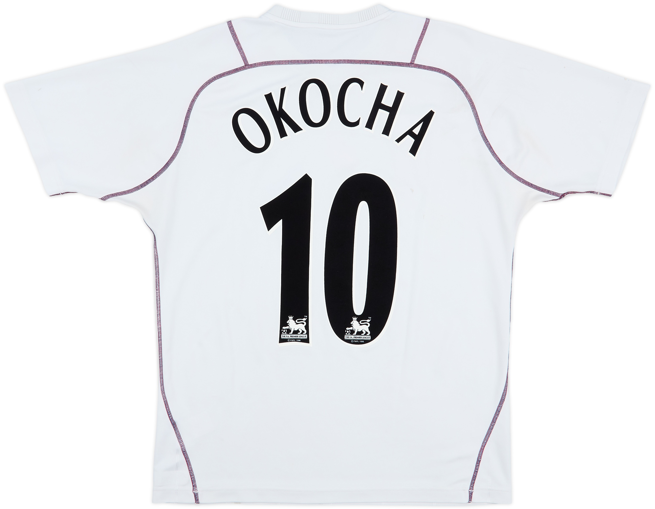 2003-05 Bolton Home Shirt Okocha #10 - 5/10 - (M)