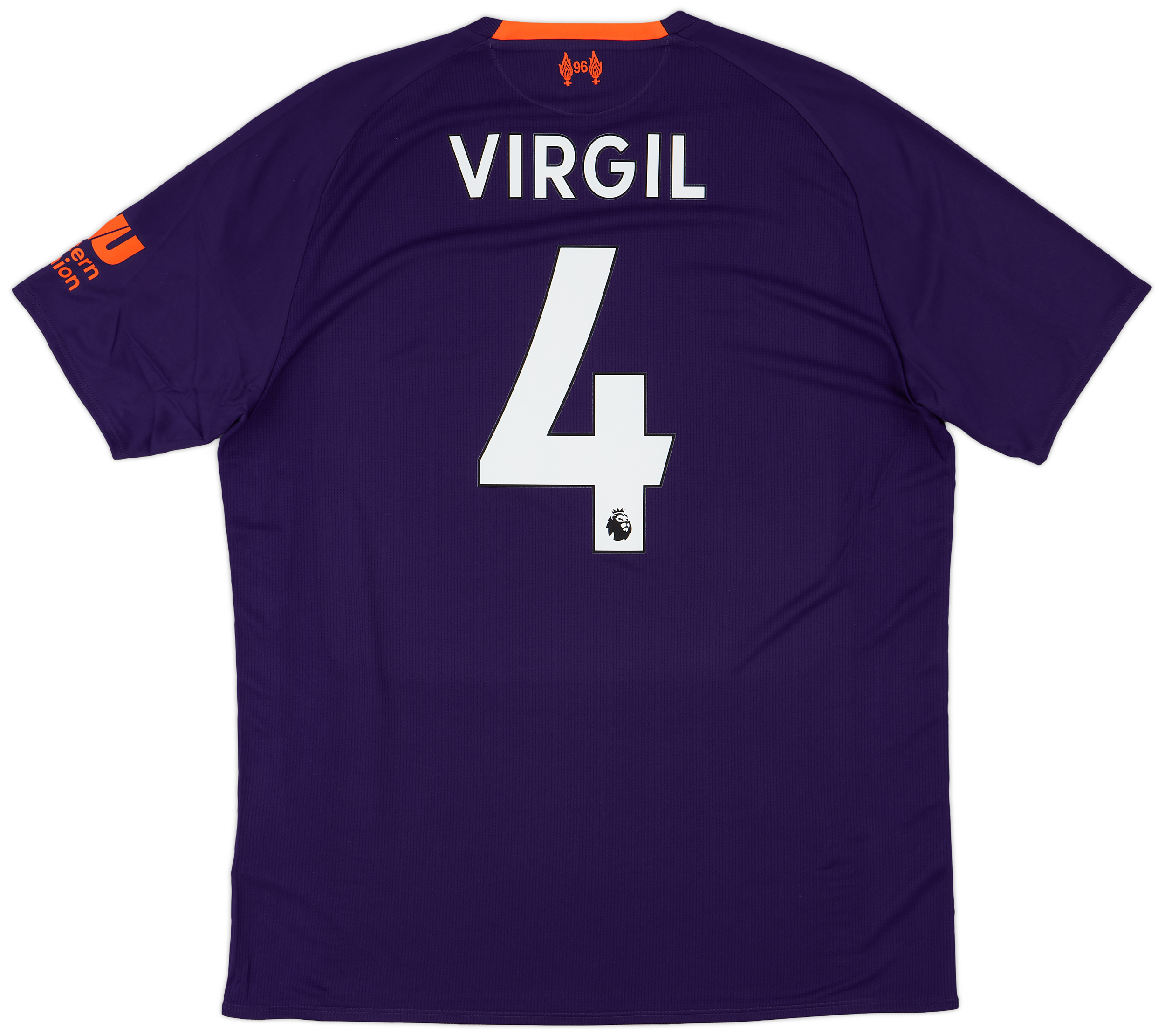 2018 19 Liverpool Away Shirt Virgil 4 L 