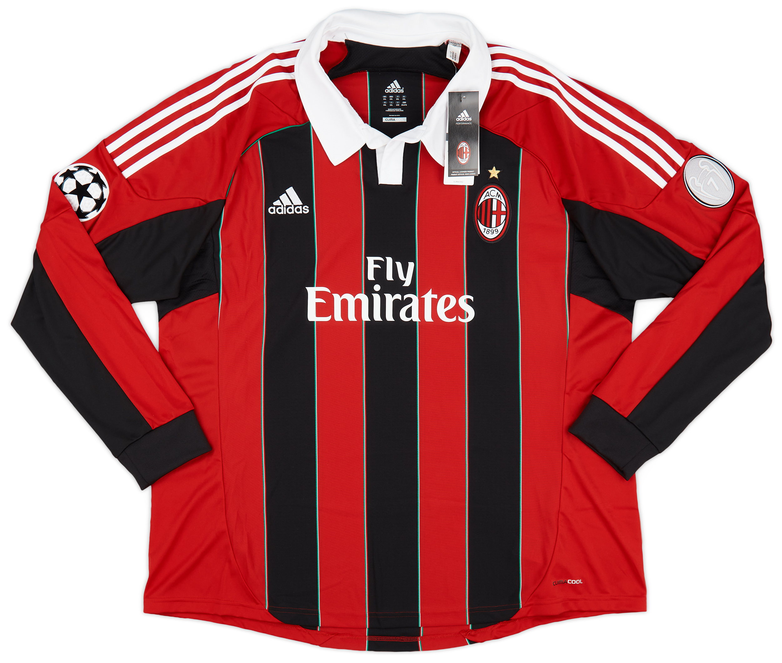 201213 AC Milan Home L/S Shirt (XXL)