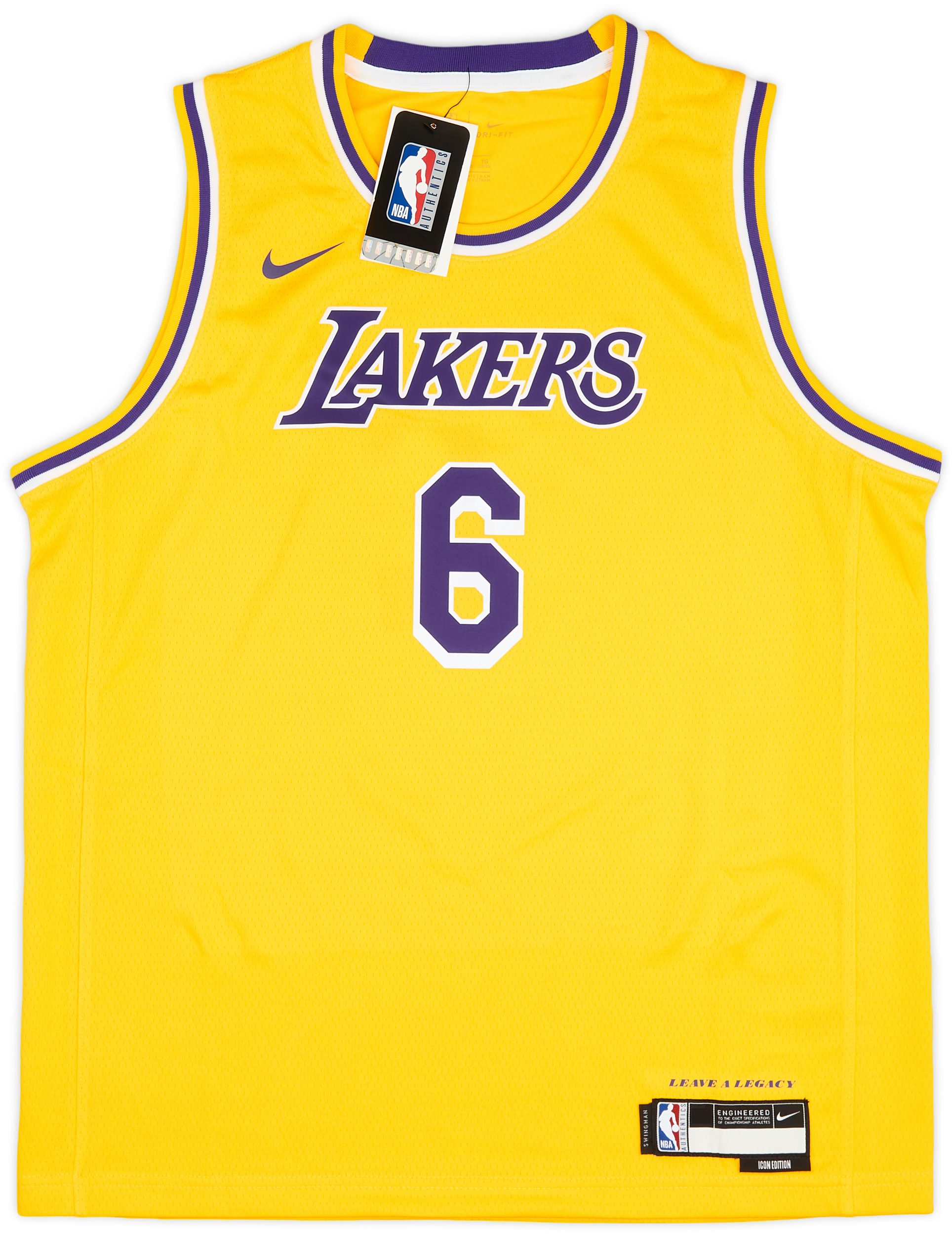2021 23 LA Lakers James 6 Nike Swingman Away Jersey L Kids 2021-23-la-lakers-james-6-nike-swingman-away-jersey-l-kids