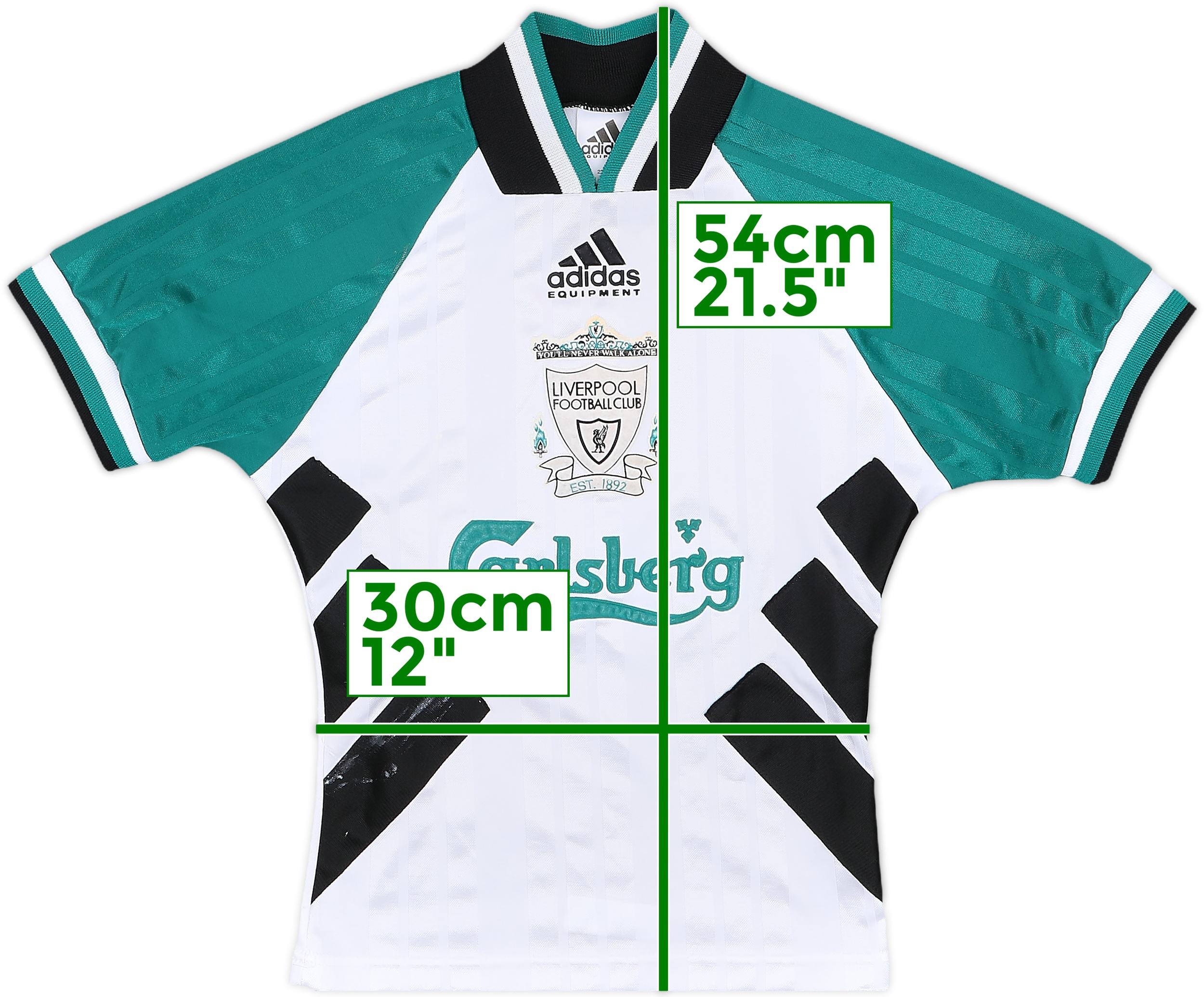 ウェア Liverpool 93/94 Away Uniform LIVERPOOL 1993 1994 1995 AWAY FOOTBALL SHIRT SOCCER JERSEY