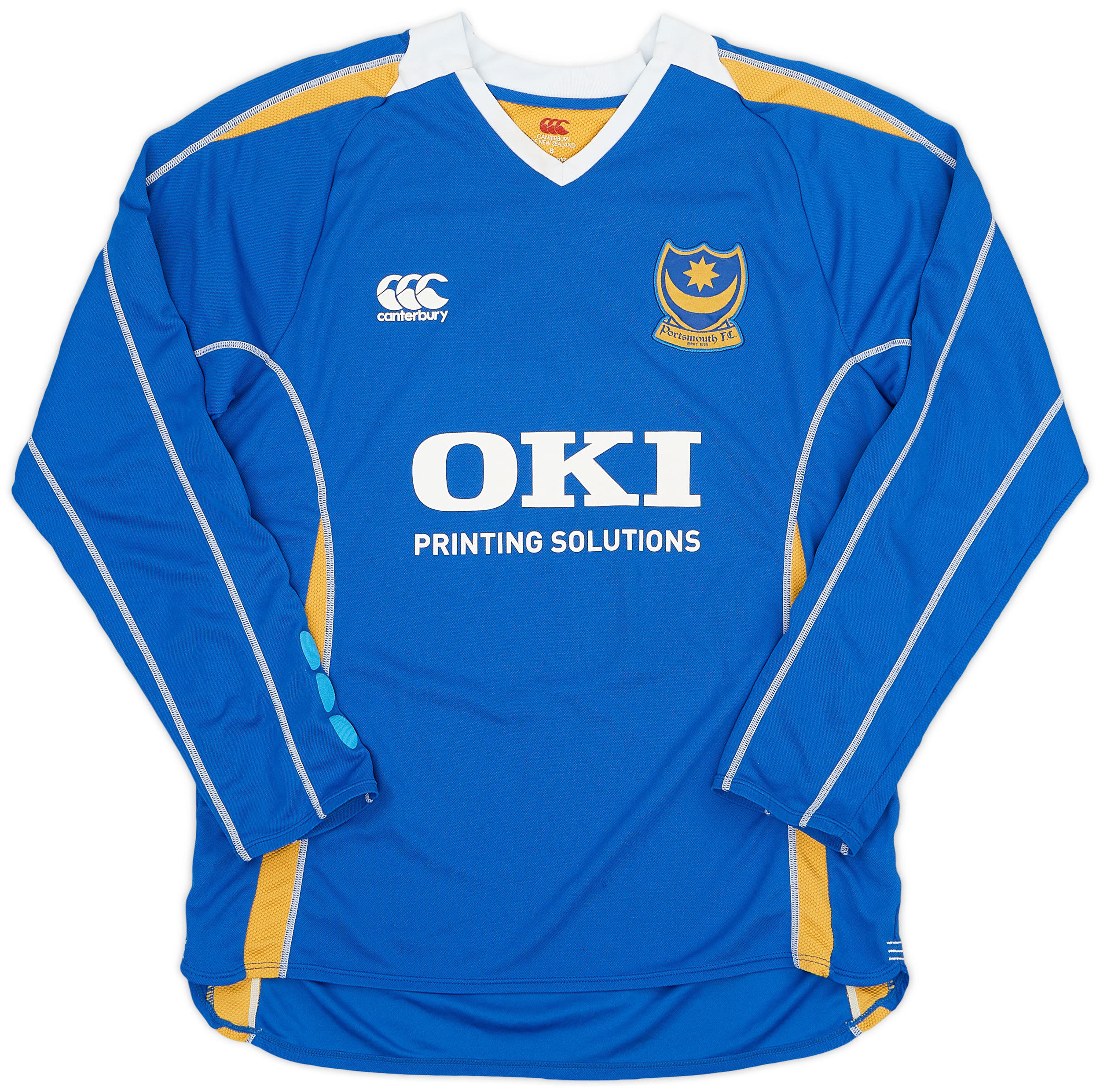 2007 08 Portsmouth Home L S Shirt 7 8 10 S