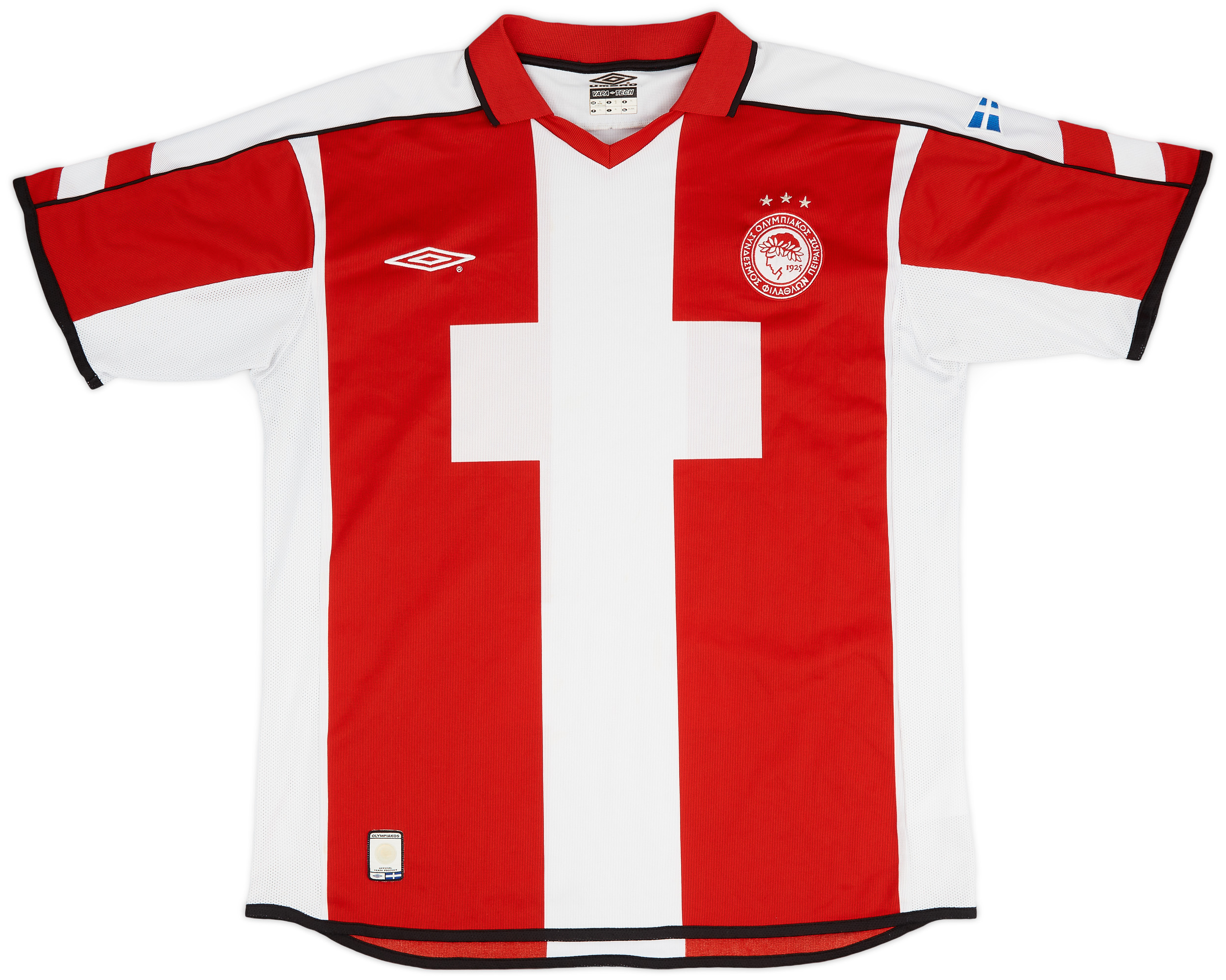 2003-04 Olympiakos Home Shirt - 8/10 - (XL)