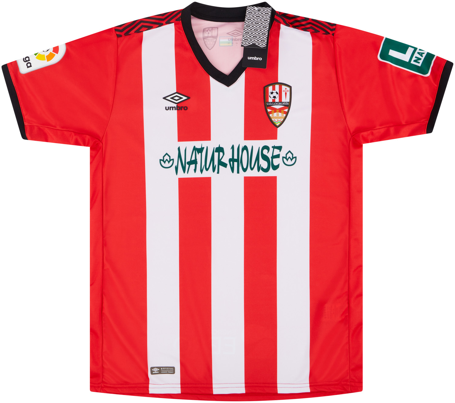 2020 21 UD Logrones Home Shirt