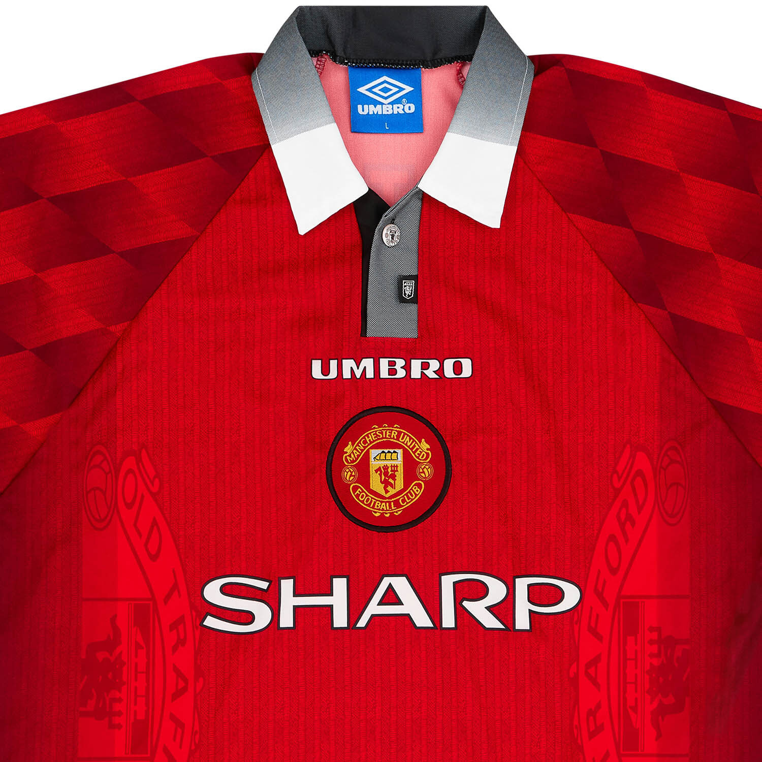 マンチェスター・ユナイテッド シャツ 96 BECKHAM 10 BNWT Long Sleeve Manchester United 1996 #10 BECKHAM L shirt