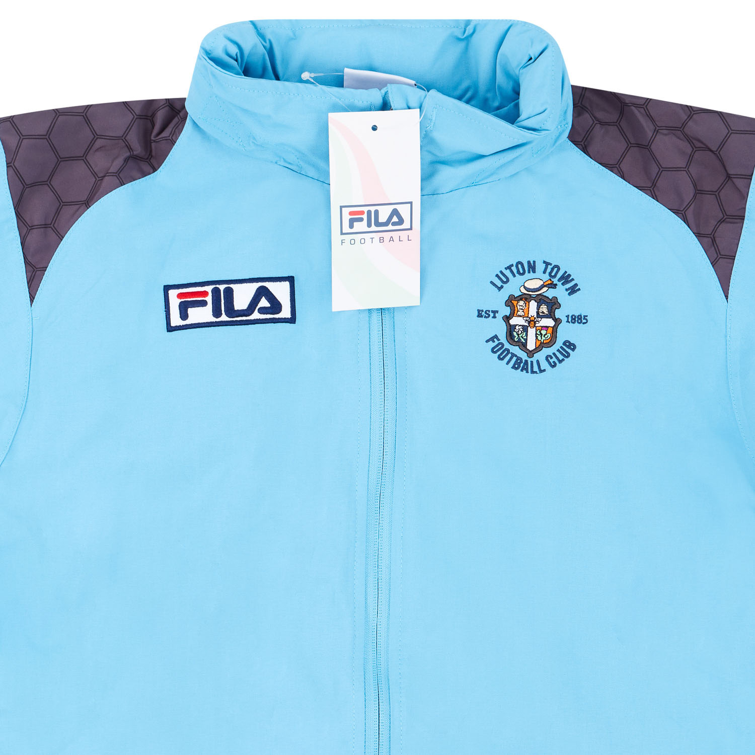 2015 16 Luton Town Fila Rain Jacket KIDS