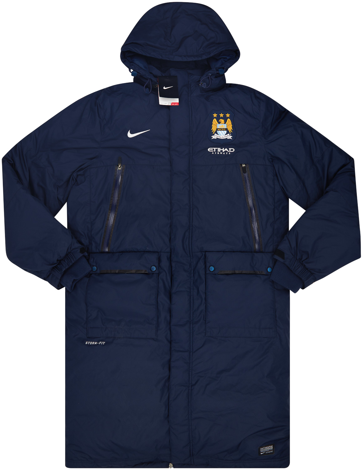 2013-14 Manchester City Player Issue Padded Jacket XXL