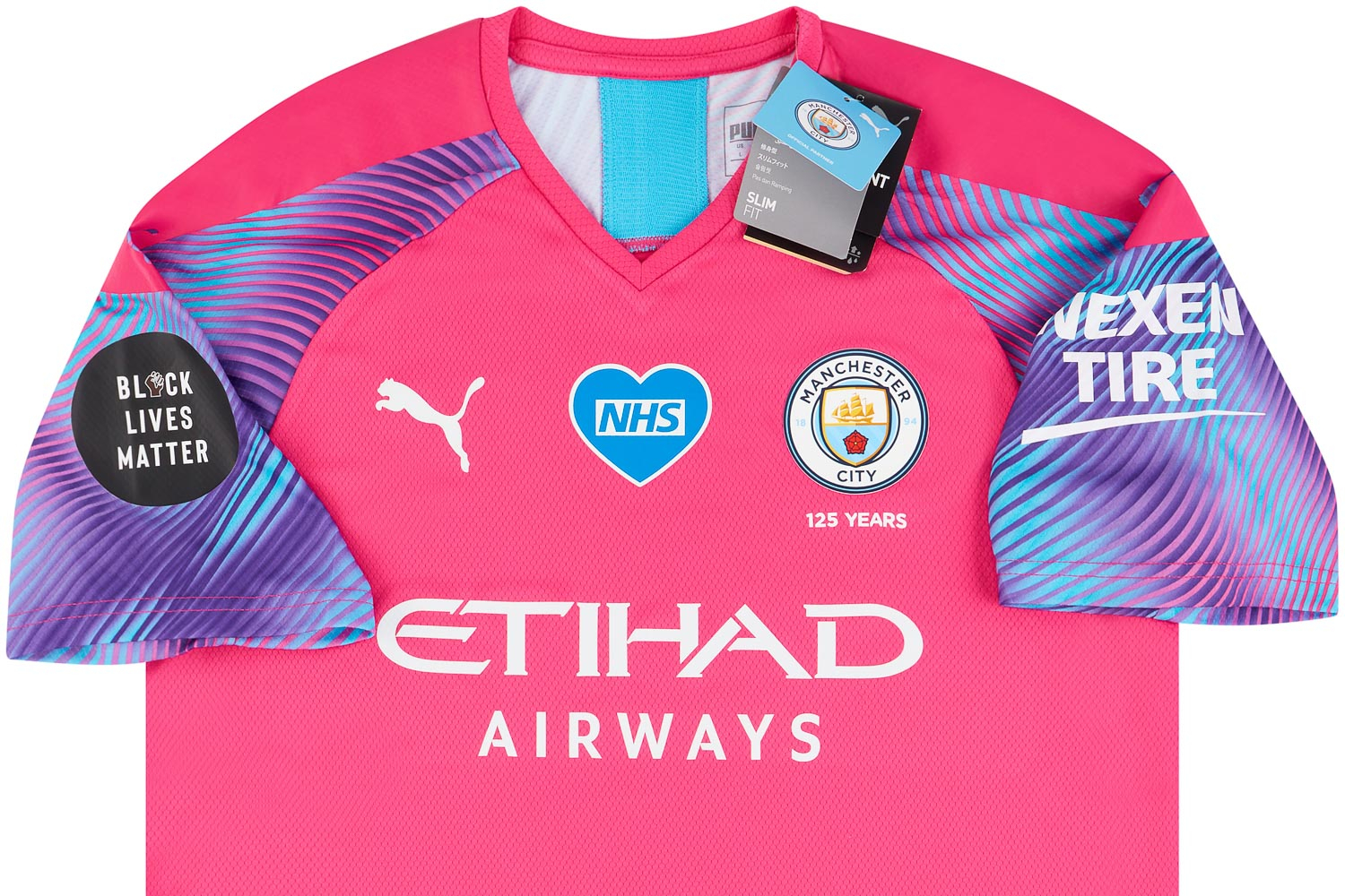 2019-20 Manchester City Match Issue GK Shirt C. Bravo #1 (Jun-Aug '20)