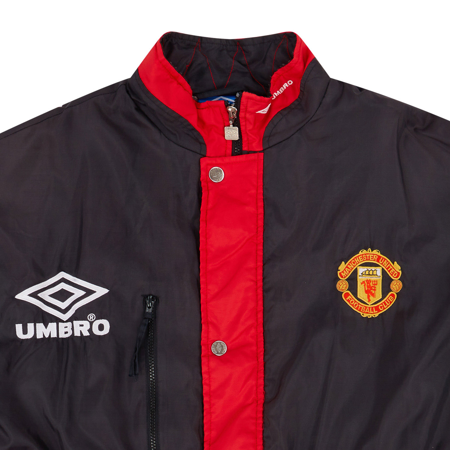 1996-97 Manchester United Umbro Padded Jacket - 8/10 - (S) 1996-97 Manchester United Umbro Padded Jacket - 8/10 - (S)