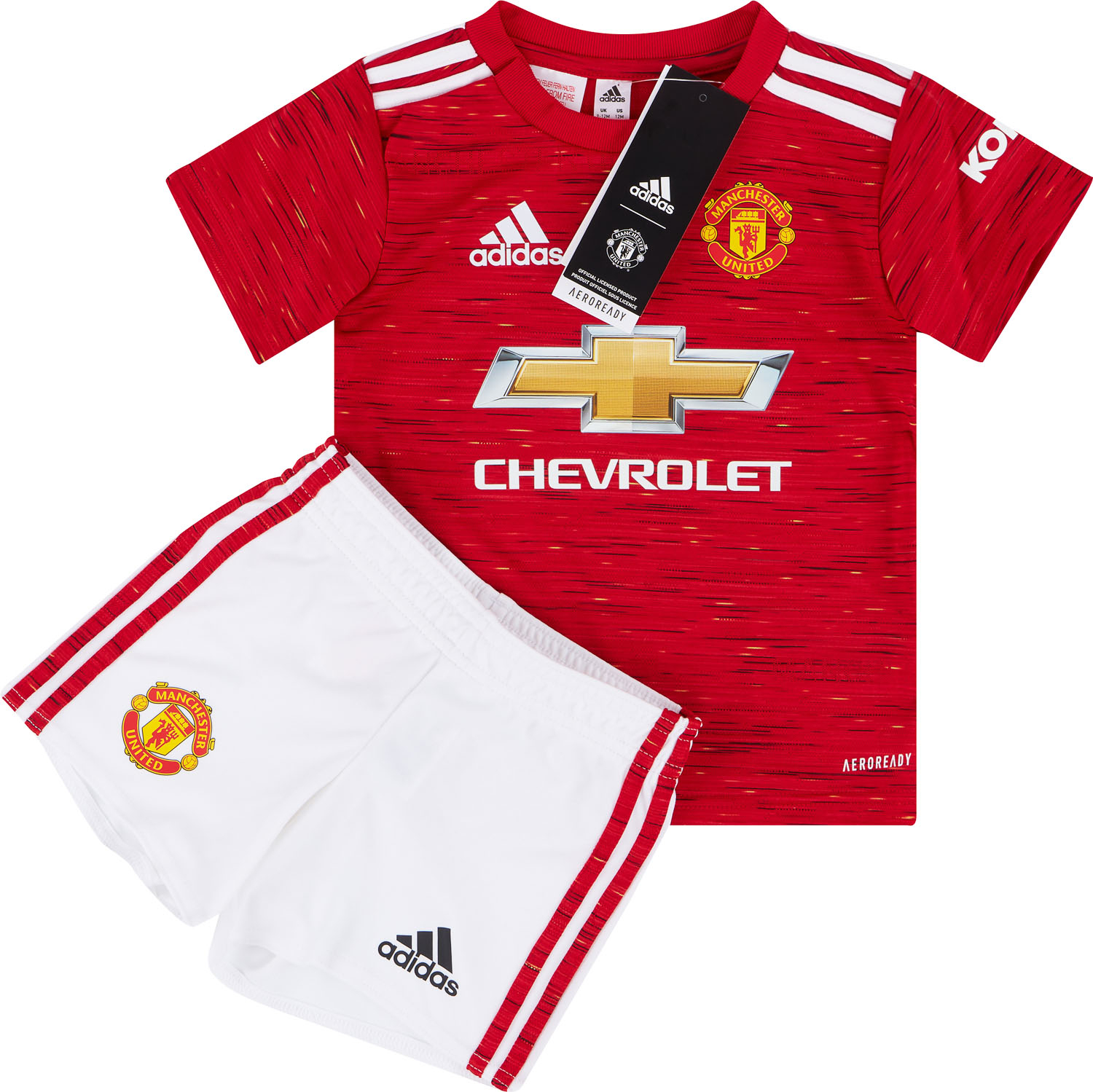 2020 21 Manchester United Home Shirt Shorts Kit NEW BABY